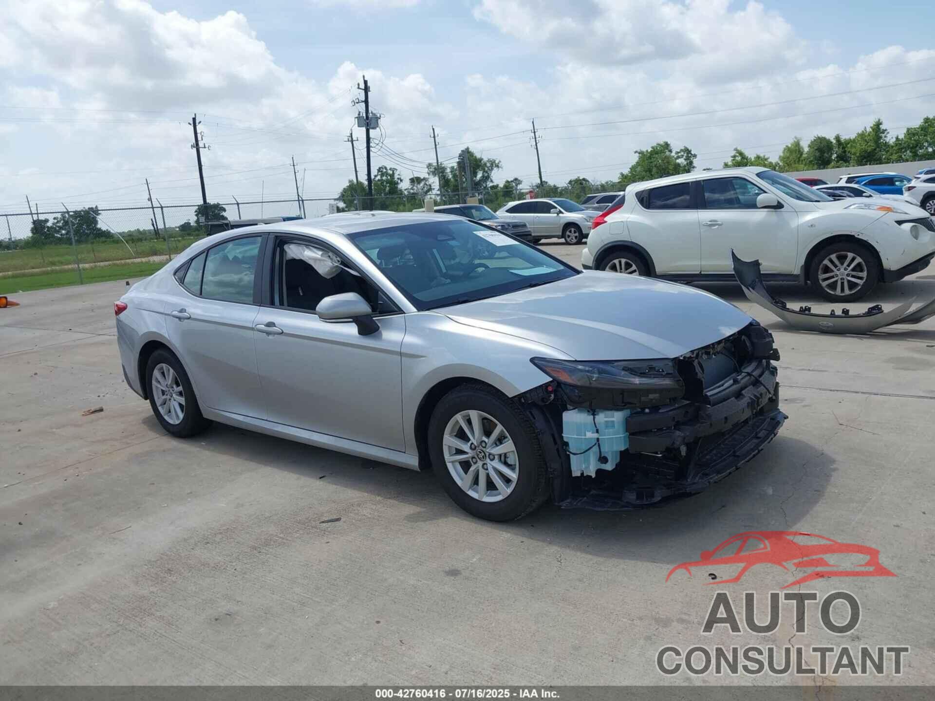TOYOTA CAMRY 2025 - 4T1DAACK3SU613478