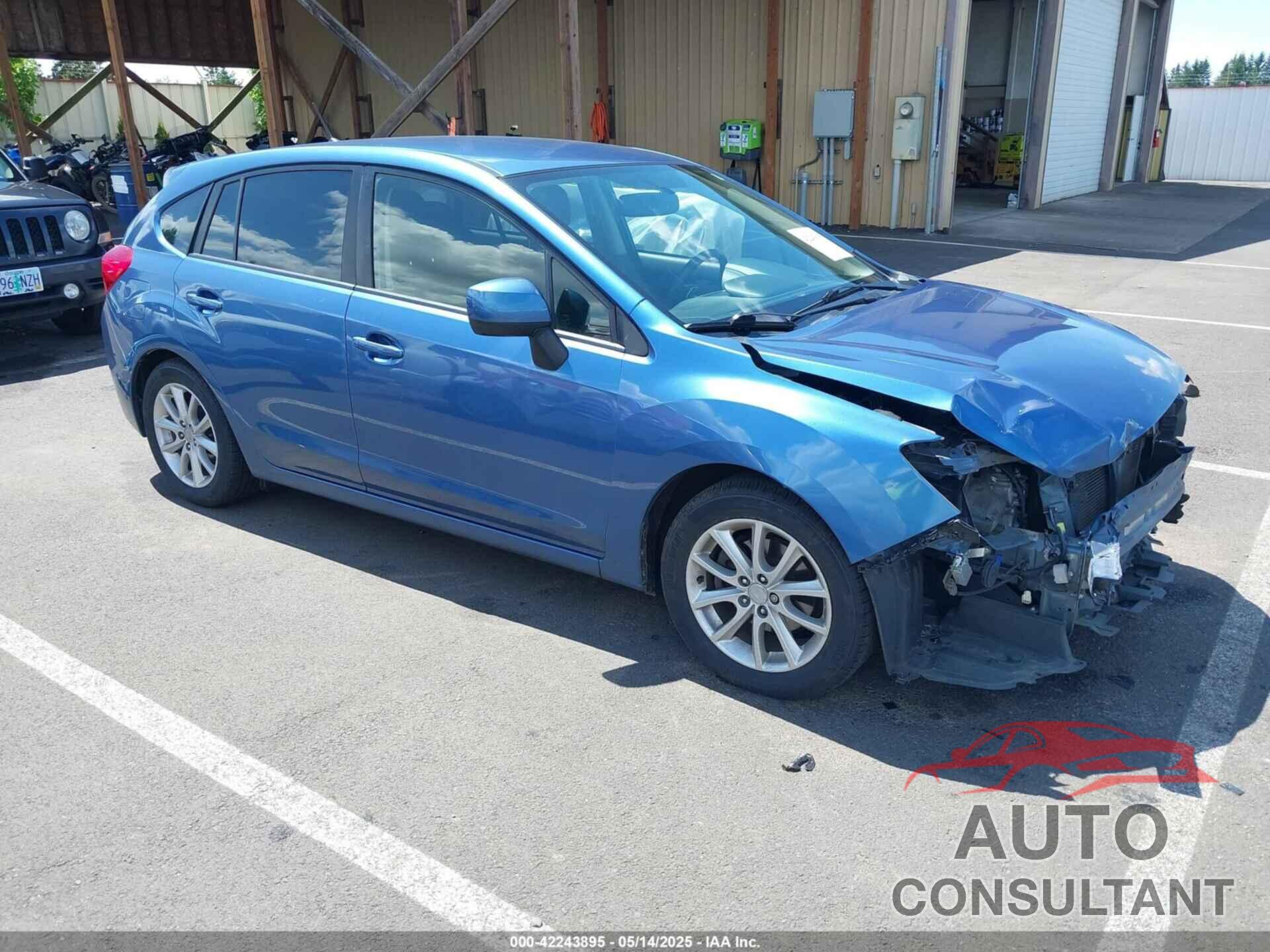 SUBARU IMPREZA 2014 - JF1GPAC6XE8252885