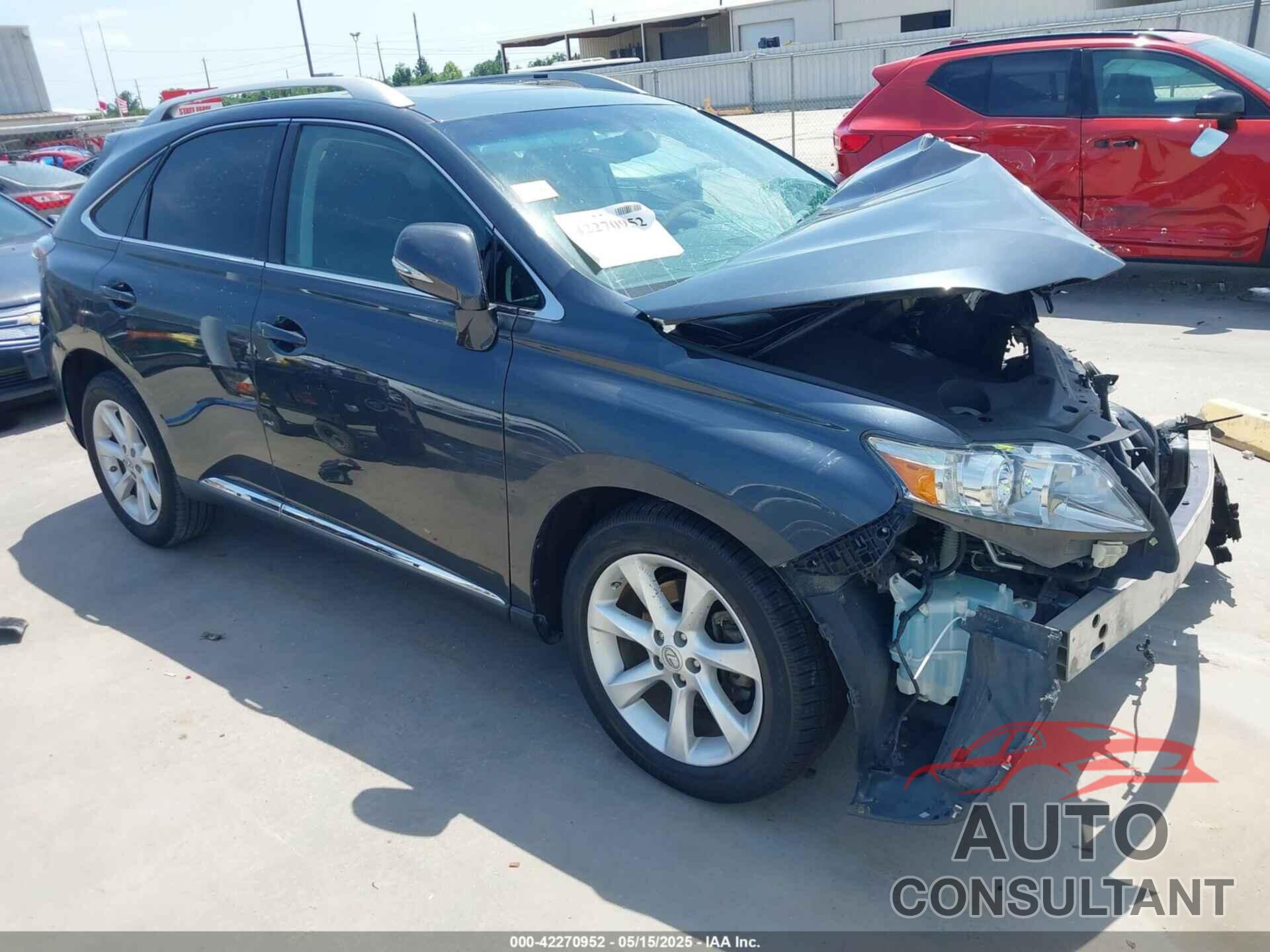 LEXUS RX 350 2010 - 2T2ZK1BA5AC028134