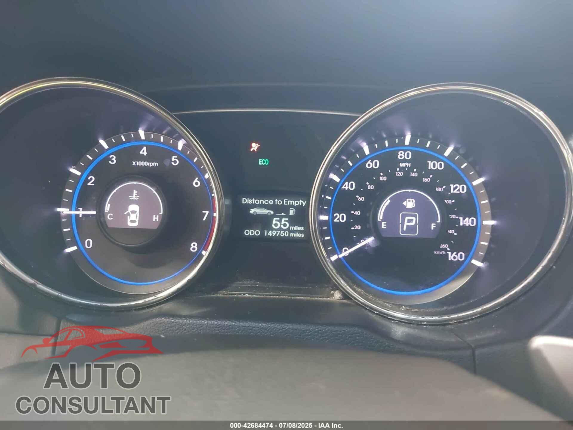 HYUNDAI SONATA 2012 - 5NPEC4AB0CH469939