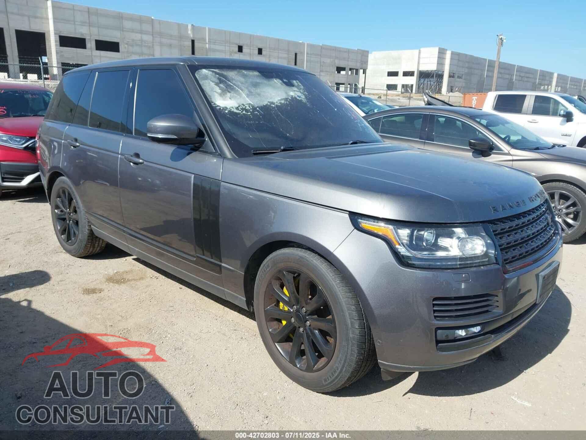 LAND ROVER RANGE ROVER 2016 - SALGS2VF1GA272121