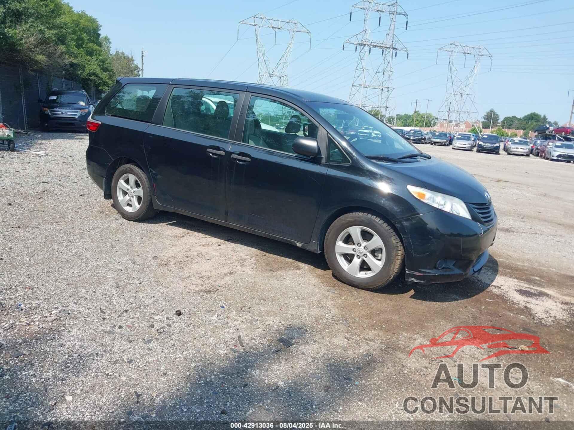 TOYOTA SIENNA 2015 - 5TDZK3DC1FS539076