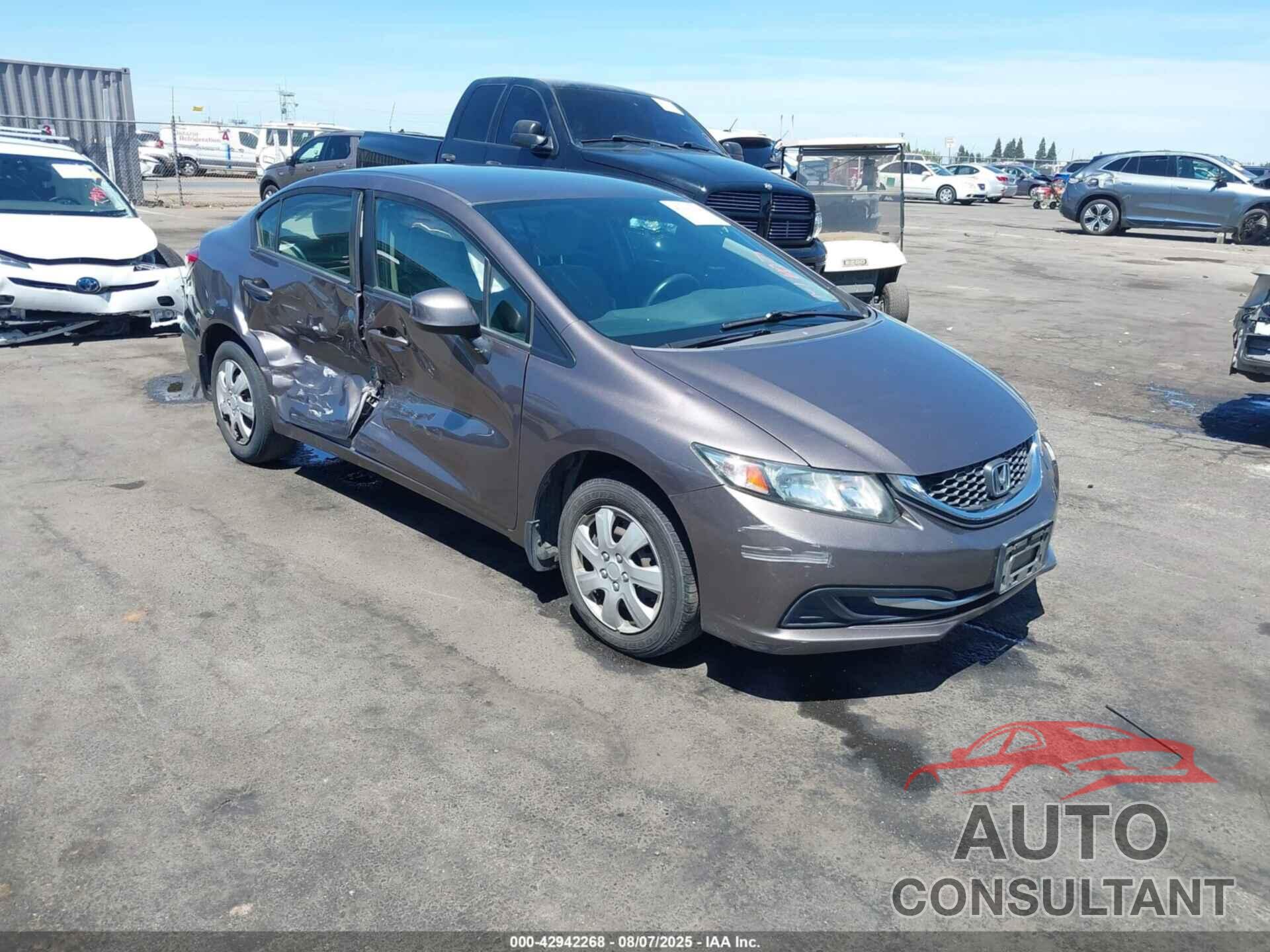 HONDA CIVIC 2013 - 19XFB2F5XDE291493