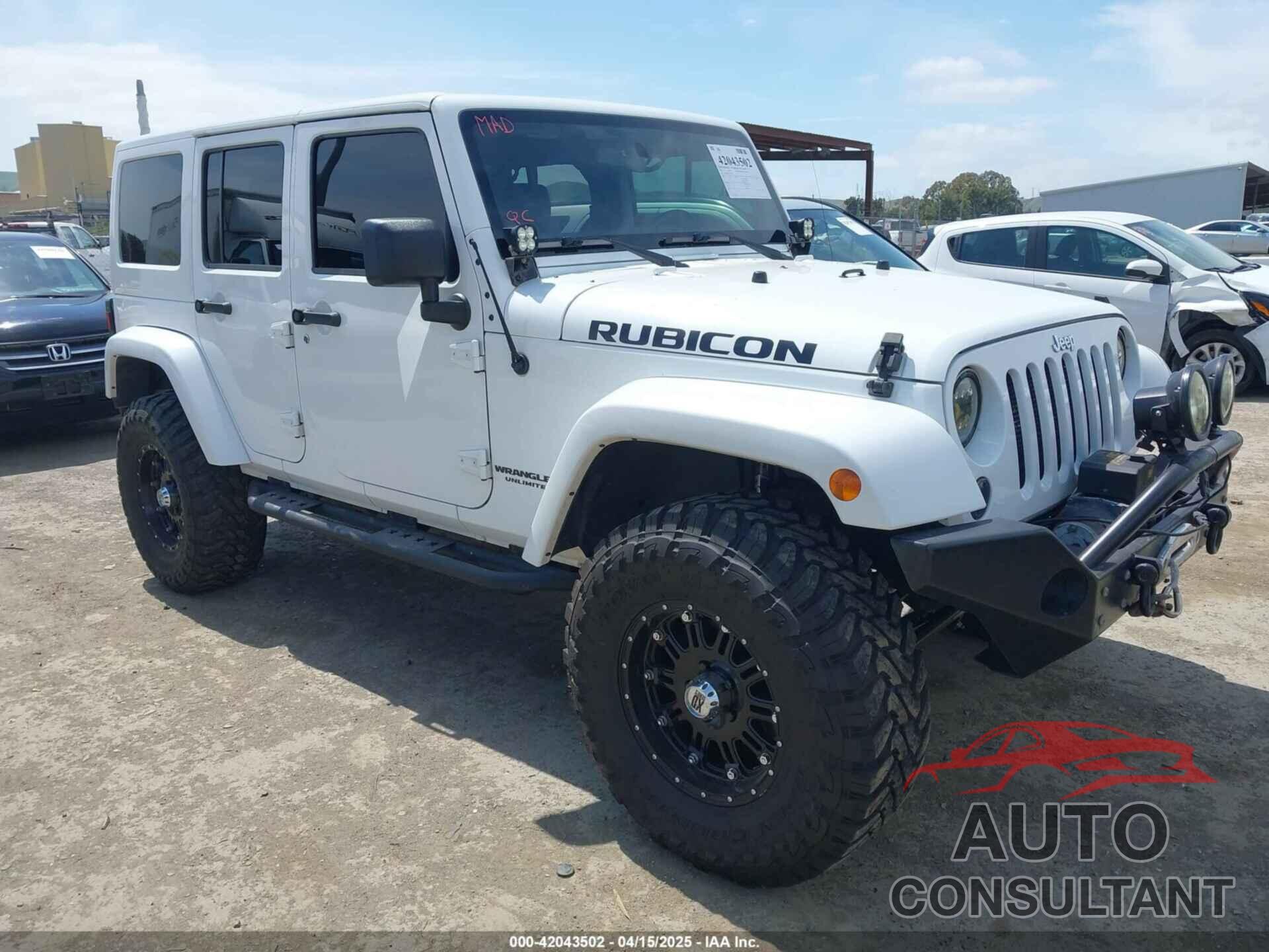 JEEP WRANGLER UNLIMITED 2012 - 1C4BJWFG4CL157773