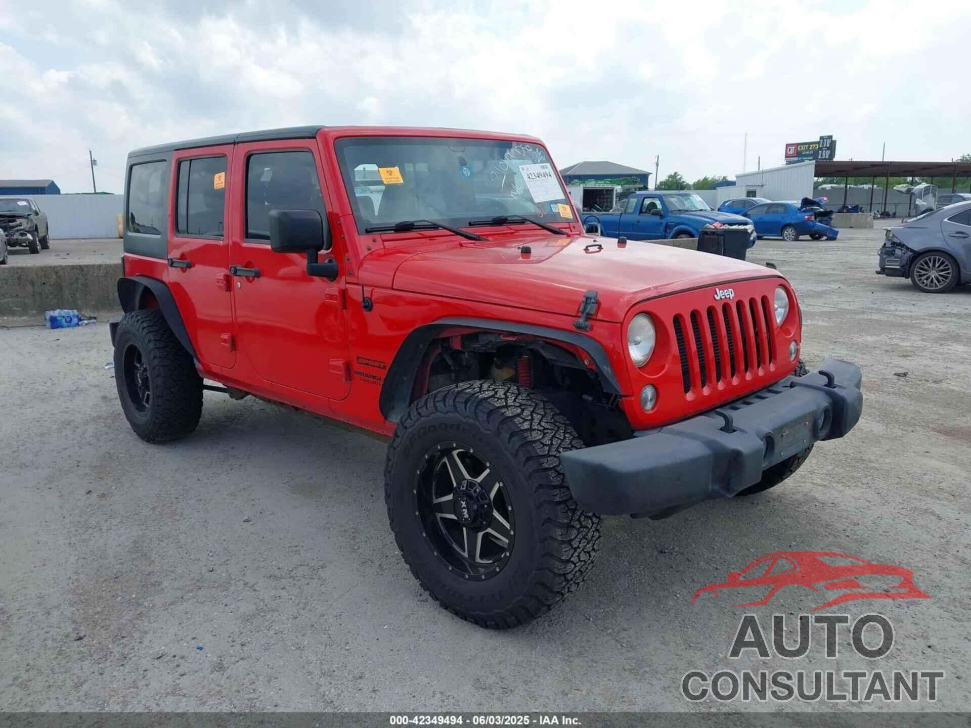 JEEP WRANGLER UNLIMITED 2015 - 1C4HJWDGXFL575918