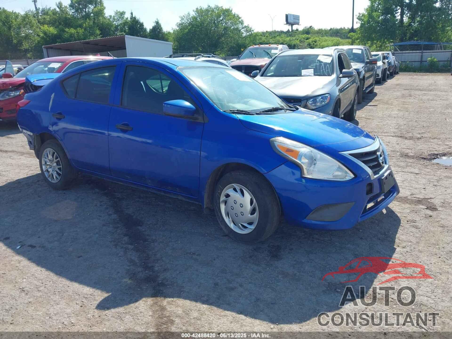 NISSAN VERSA 2016 - 3N1CN7AP3GL854614