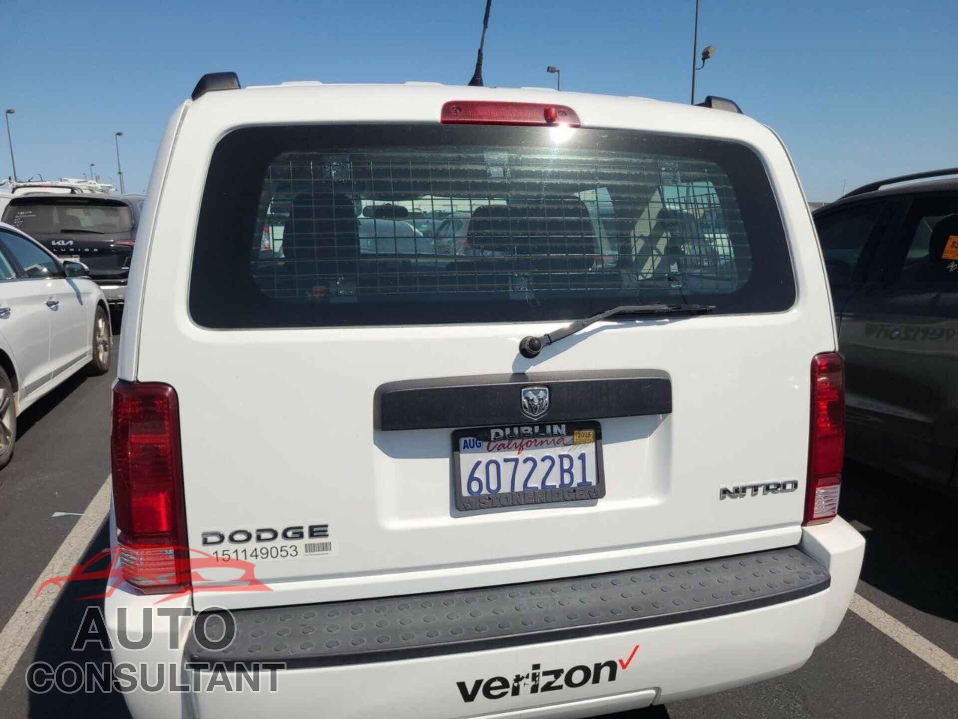 DODGE NITRO 2011 - 1D4PT2GK6BW589048