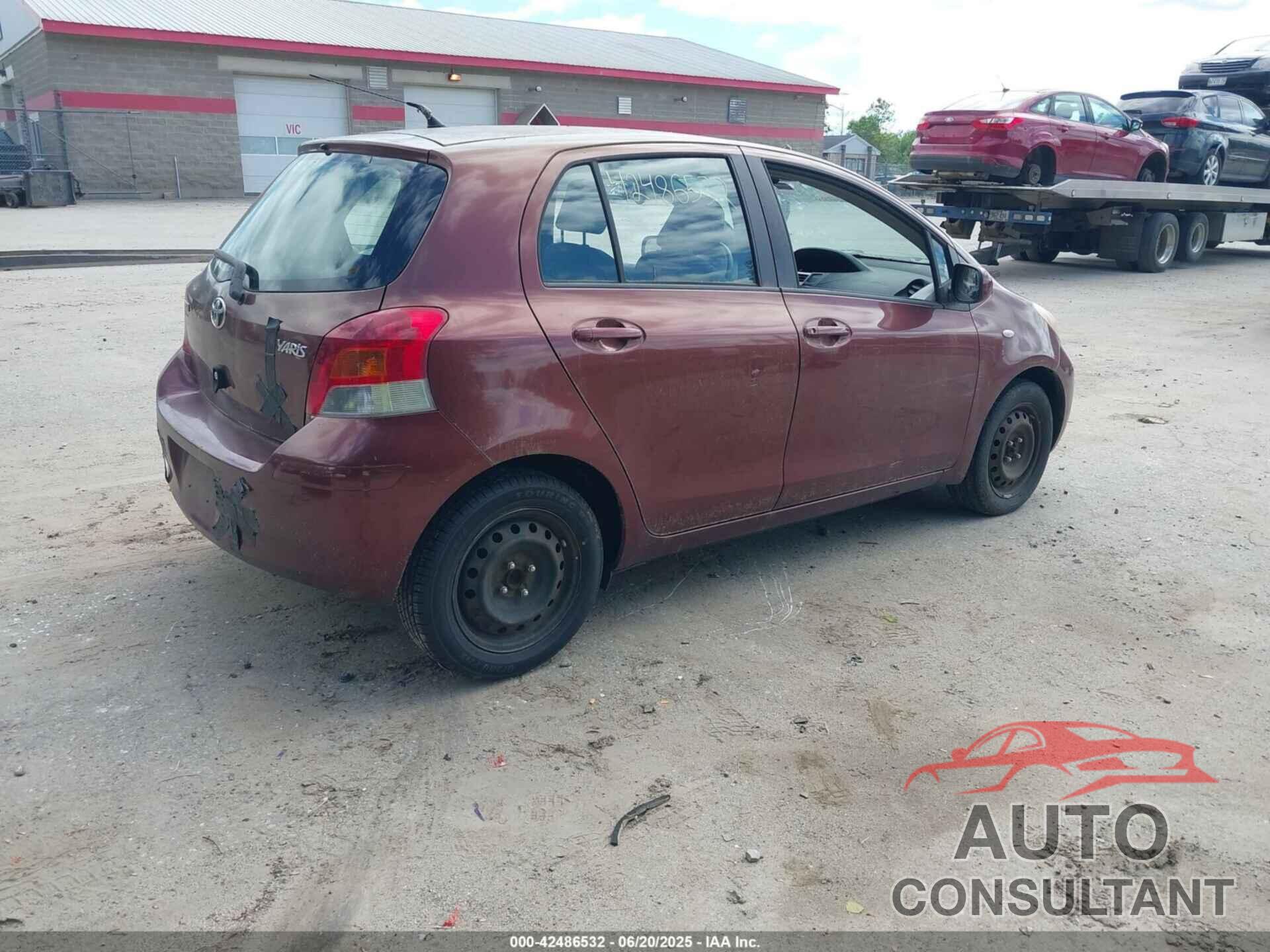 TOYOTA YARIS 2010 - JTDKT4K39A5298602