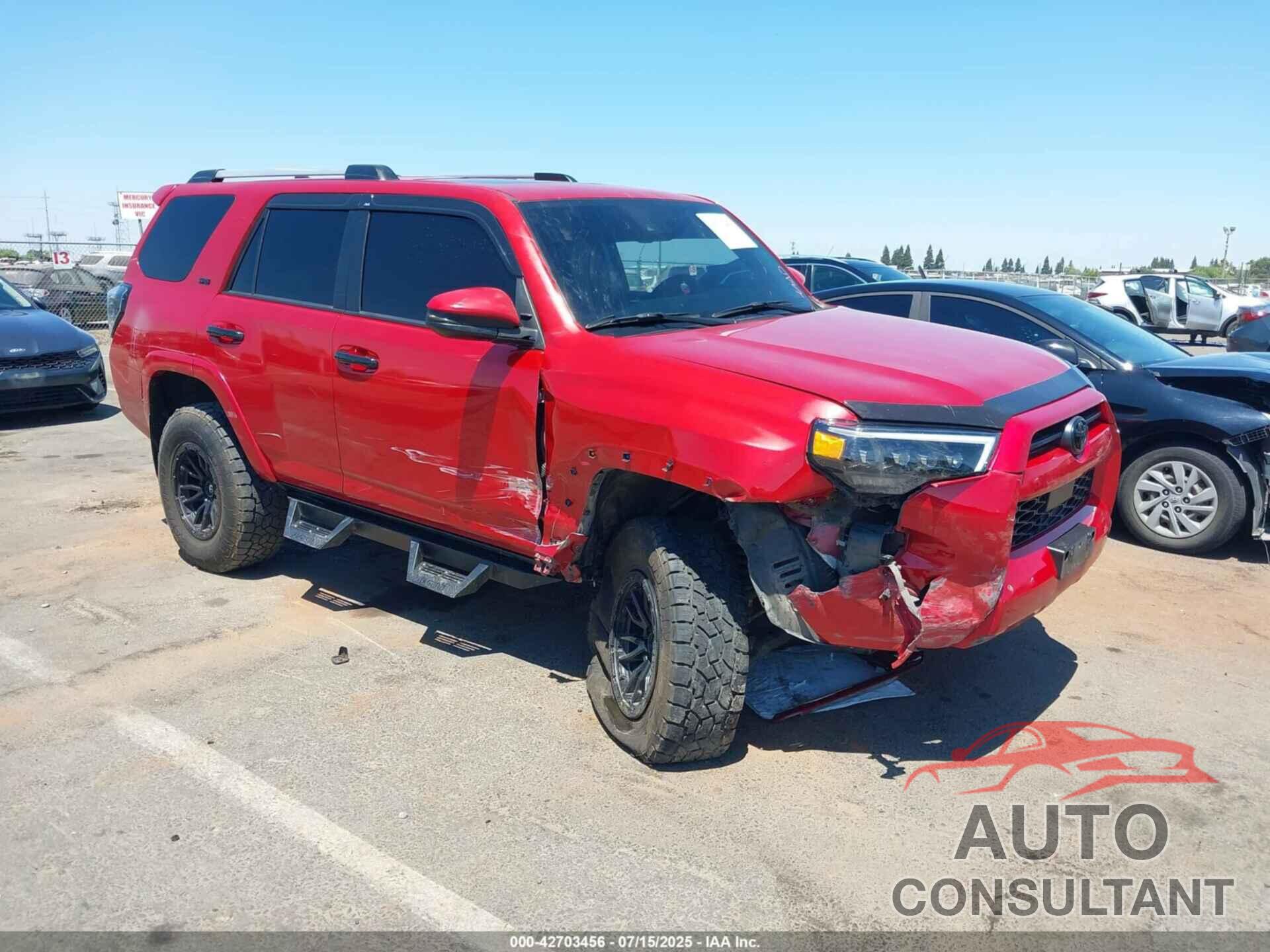 TOYOTA 4RUNNER 2022 - JTENU5JR1N6072152