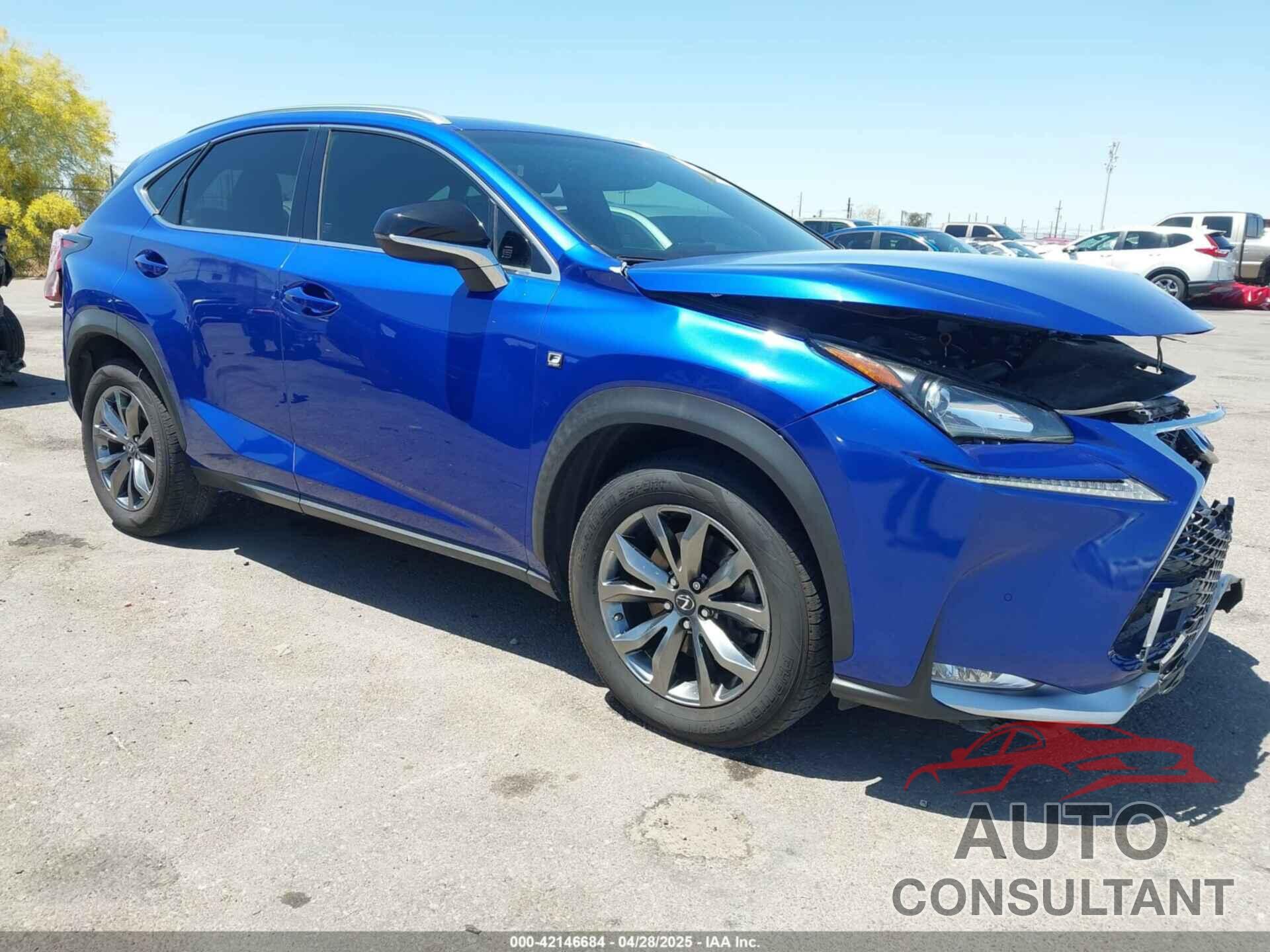 LEXUS NX 200T 2016 - JTJYARBZ9G2029394