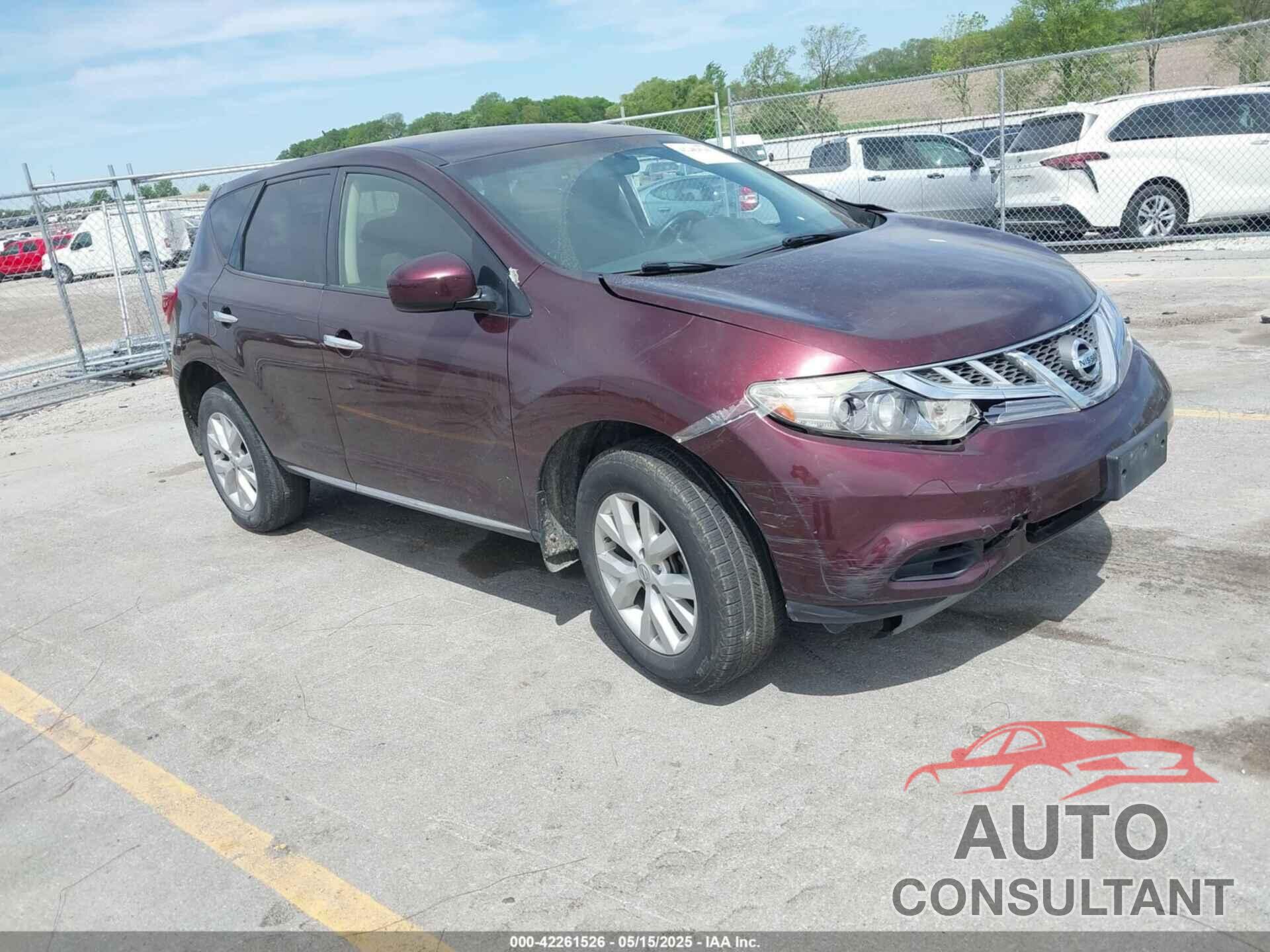 NISSAN MURANO 2014 - JN8AZ1MUXEW409371