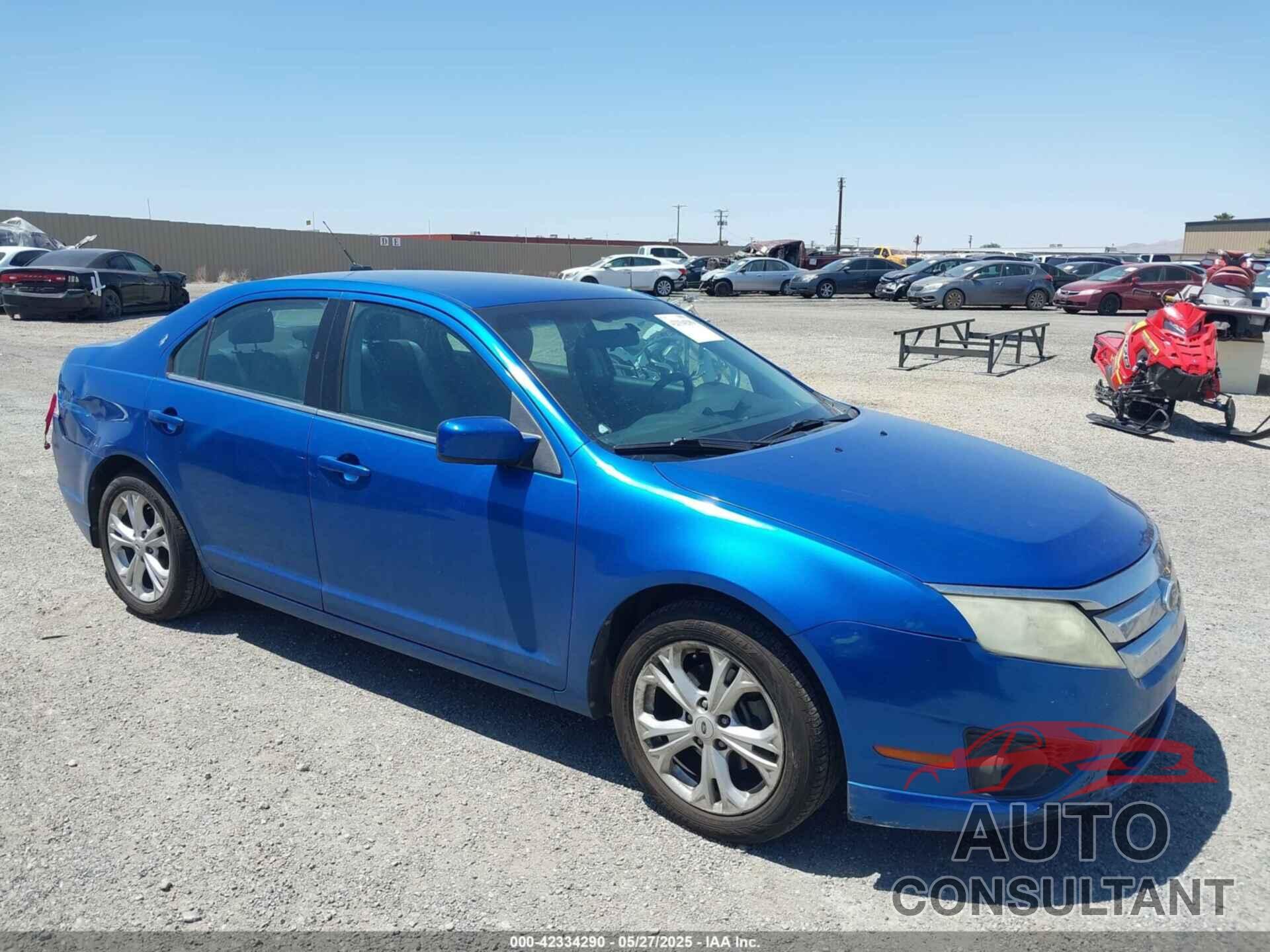 FORD FUSION 2012 - 3FAHP0HG5CR307450