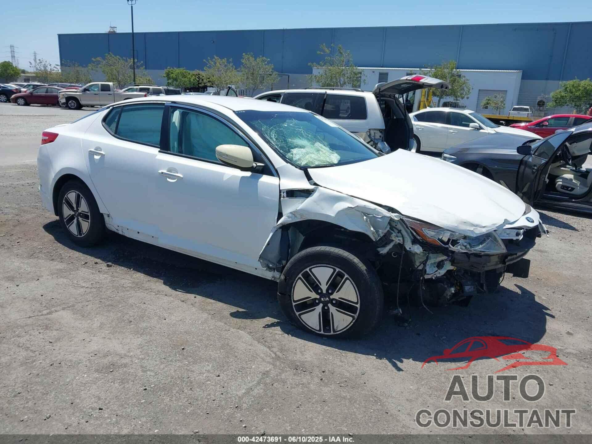 KIA OPTIMA HYBRID 2013 - KNAGM4AD5D5047798