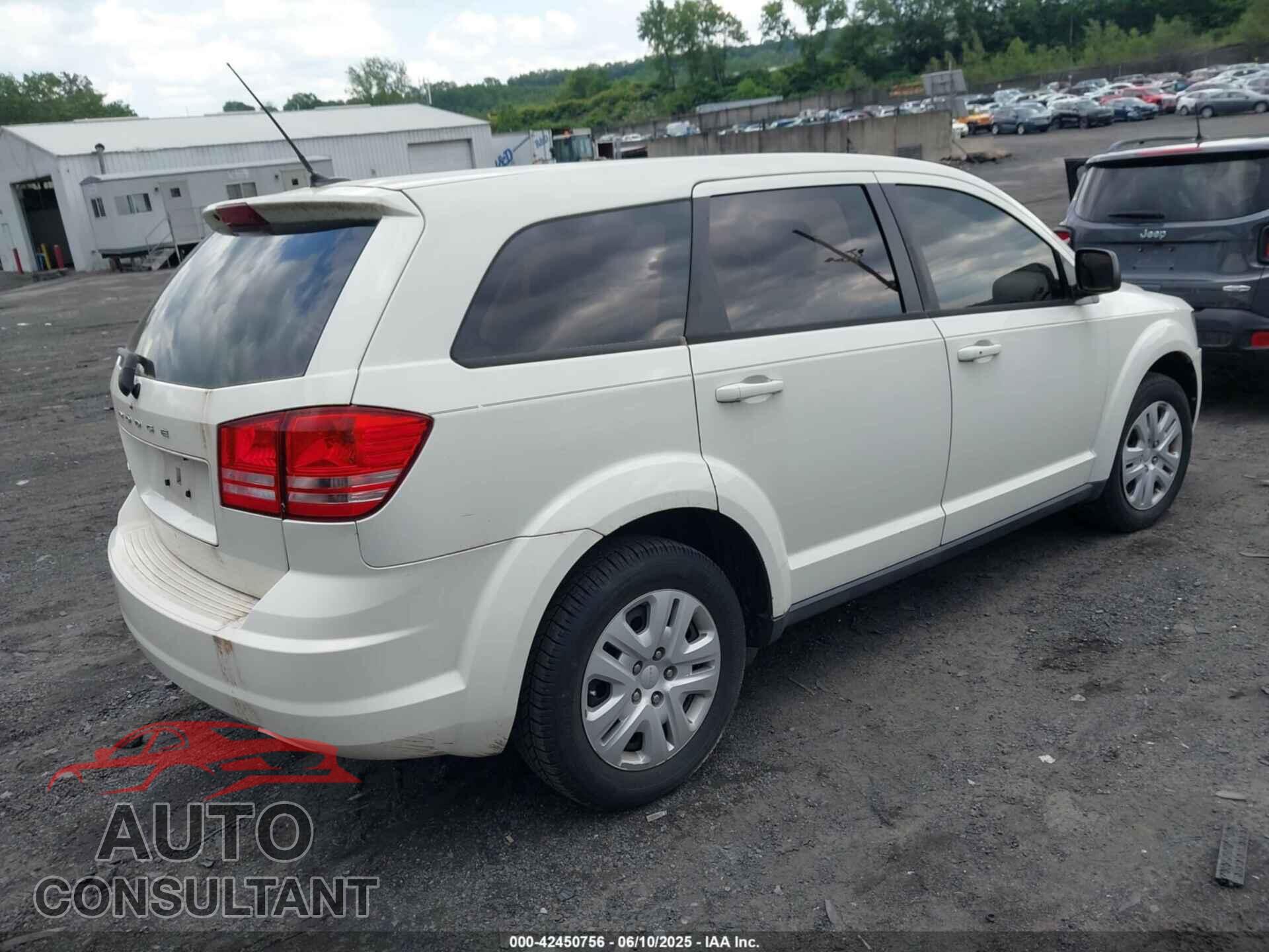 DODGE JOURNEY 2013 - 3C4PDCAB7DT695493