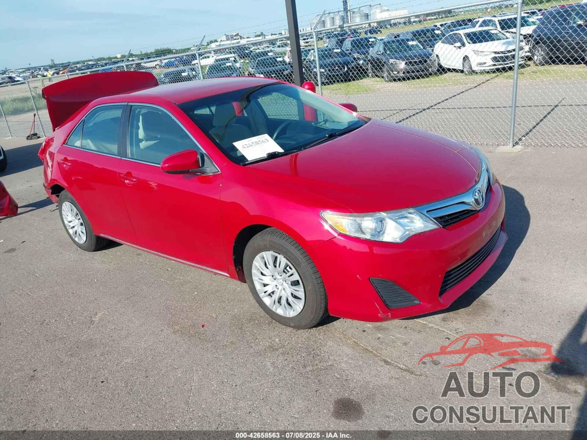 TOYOTA CAMRY 2013 - 4T4BF1FK3DR319740