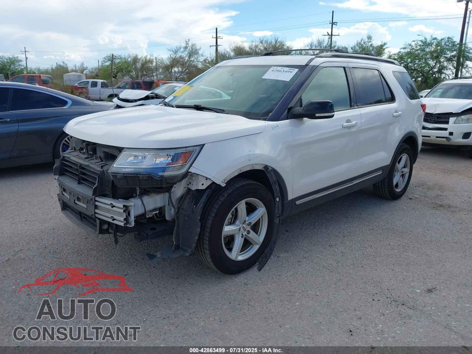 FORD EXPLORER 2017 - 1FM5K8D87HGC65446
