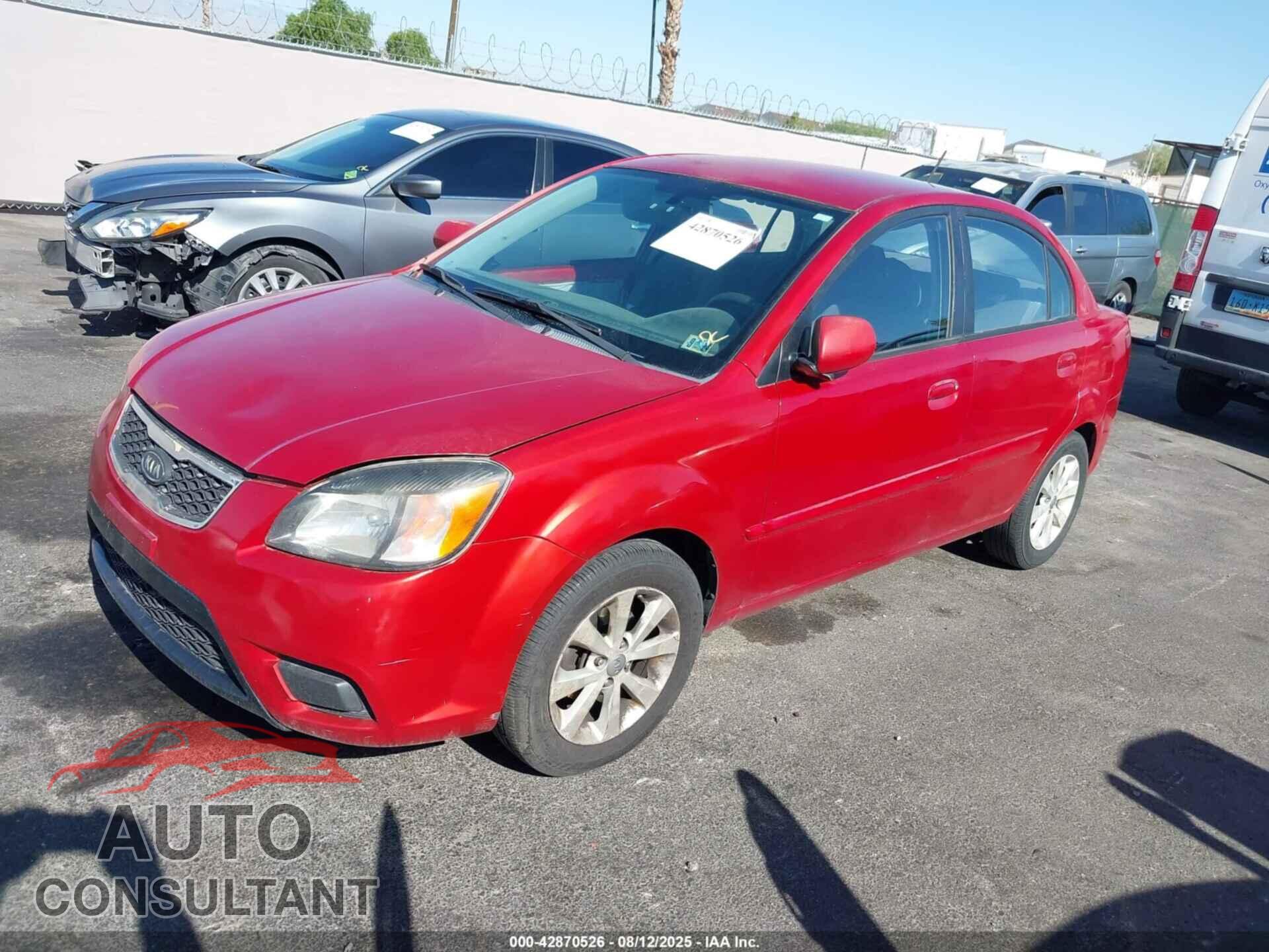 KIA RIO 2011 - KNADH4A31B6851683