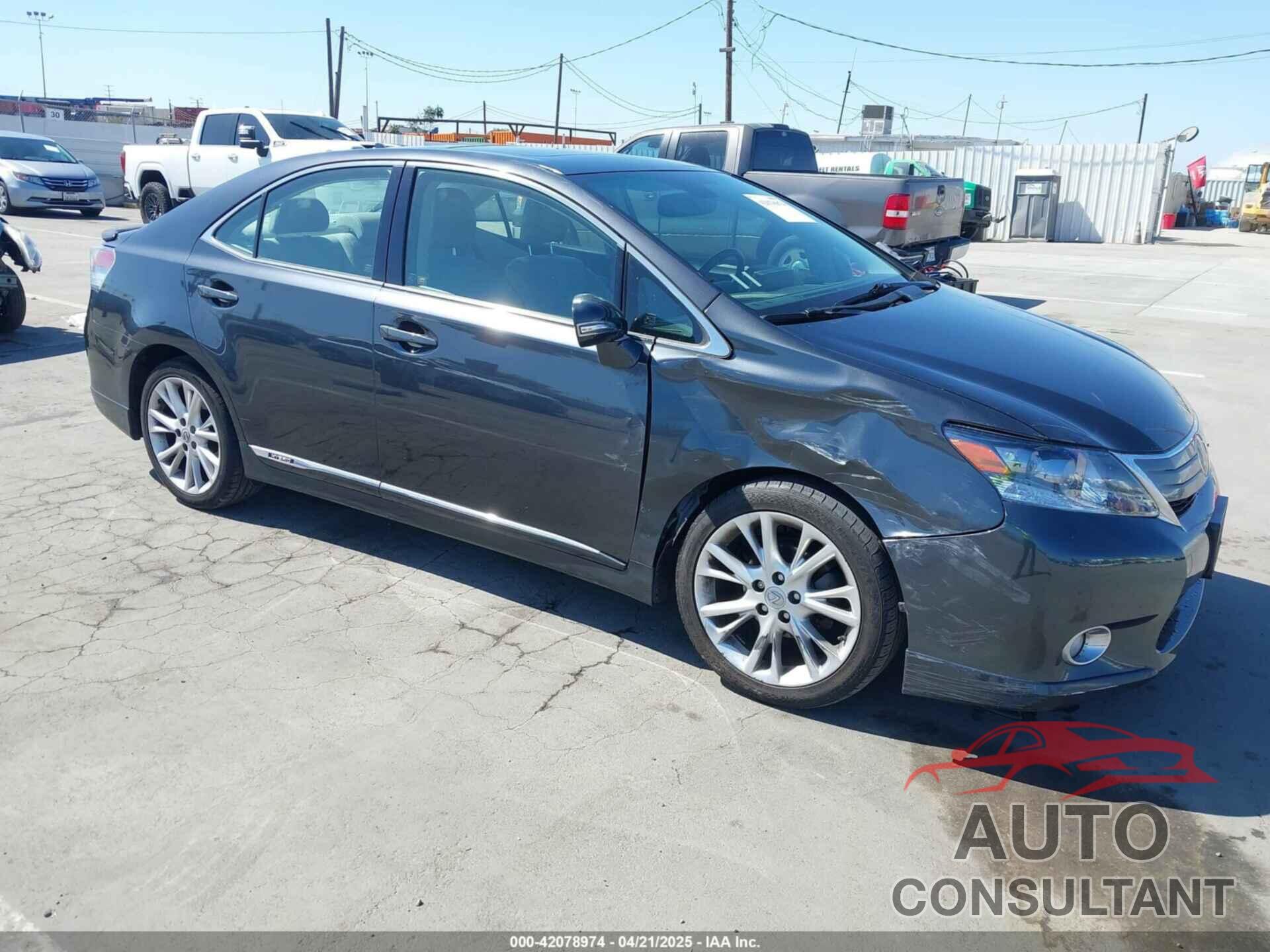 LEXUS HS 250H 2010 - JTHBB1BA5A2016195