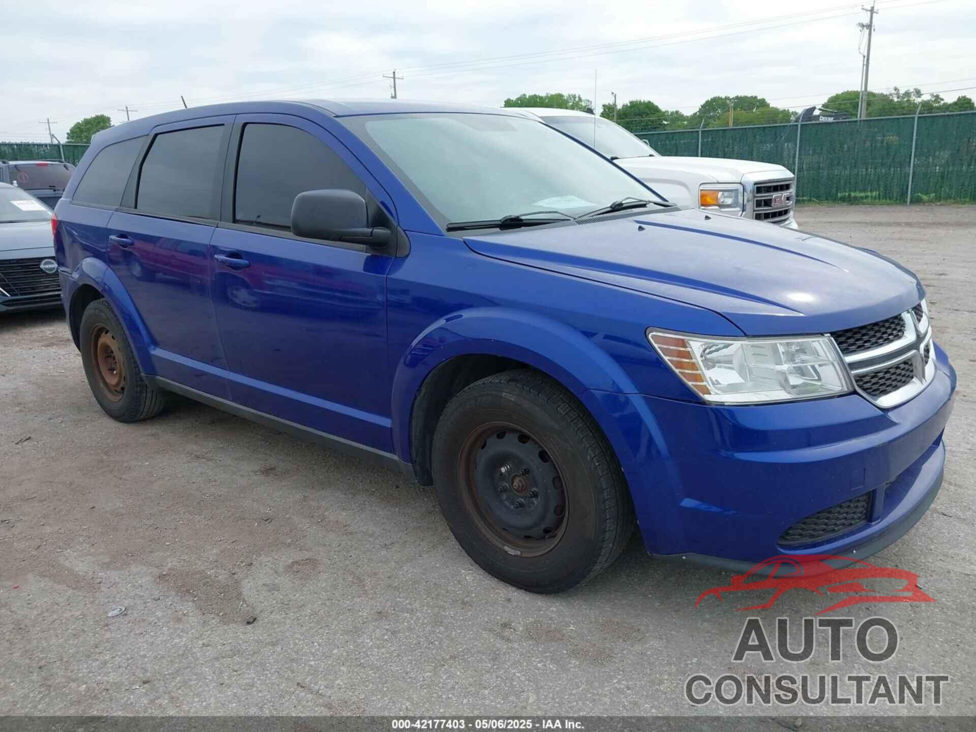 DODGE JOURNEY 2012 - 3C4PDCAB8CT367594