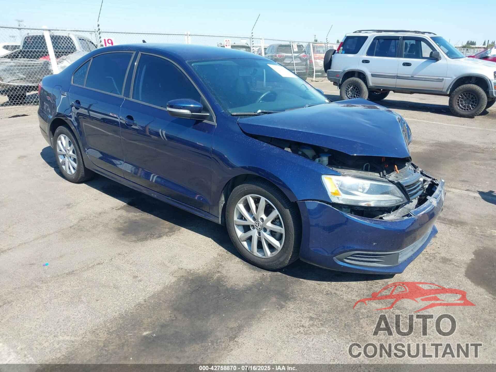 VOLKSWAGEN JETTA 2012 - 3VWDP7AJ2CM316656