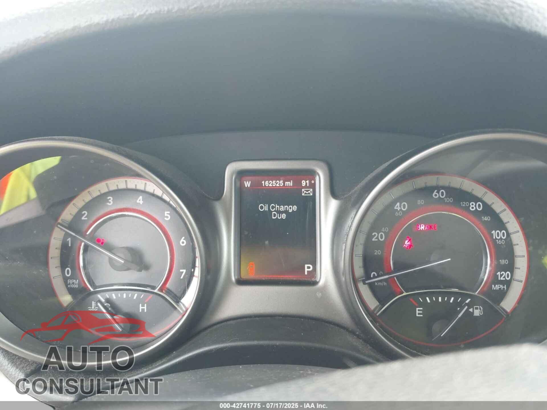 DODGE JOURNEY 2015 - 3C4PDDGG7FT536162