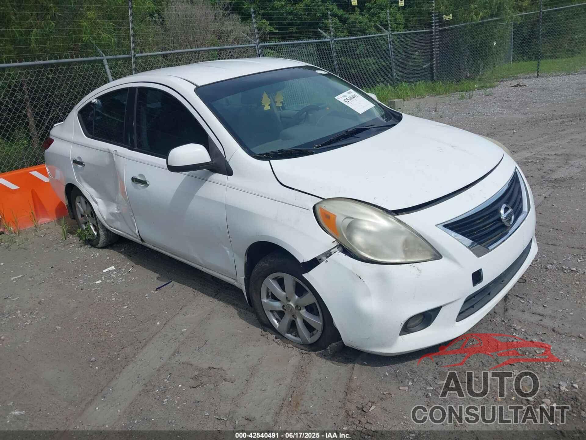 NISSAN VERSA 2012 - 3N1CN7AP4CL868905