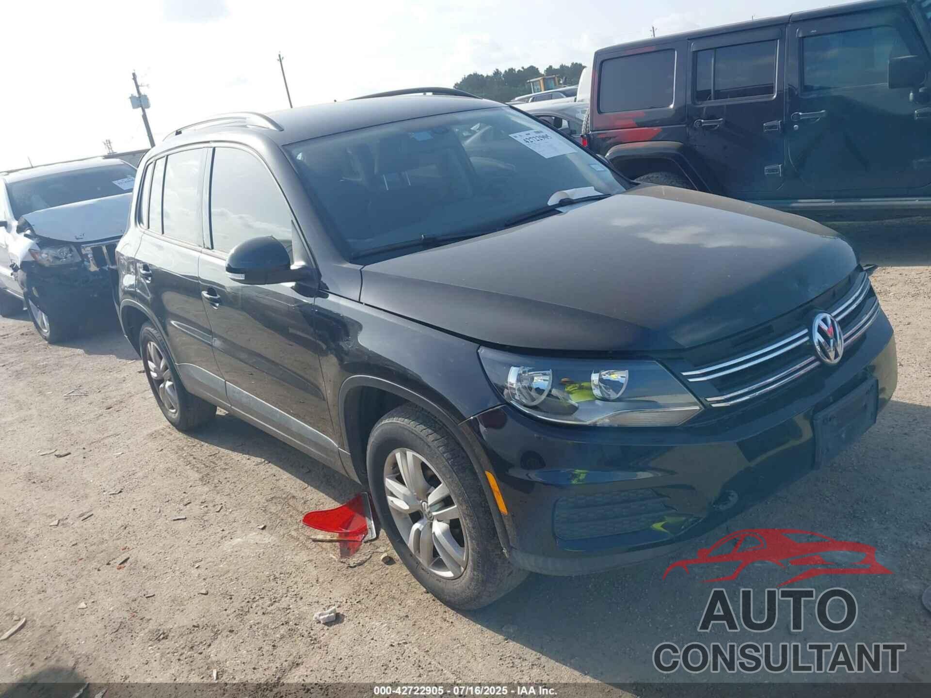 VOLKSWAGEN TIGUAN 2017 - WVGBV7AX2HK000527