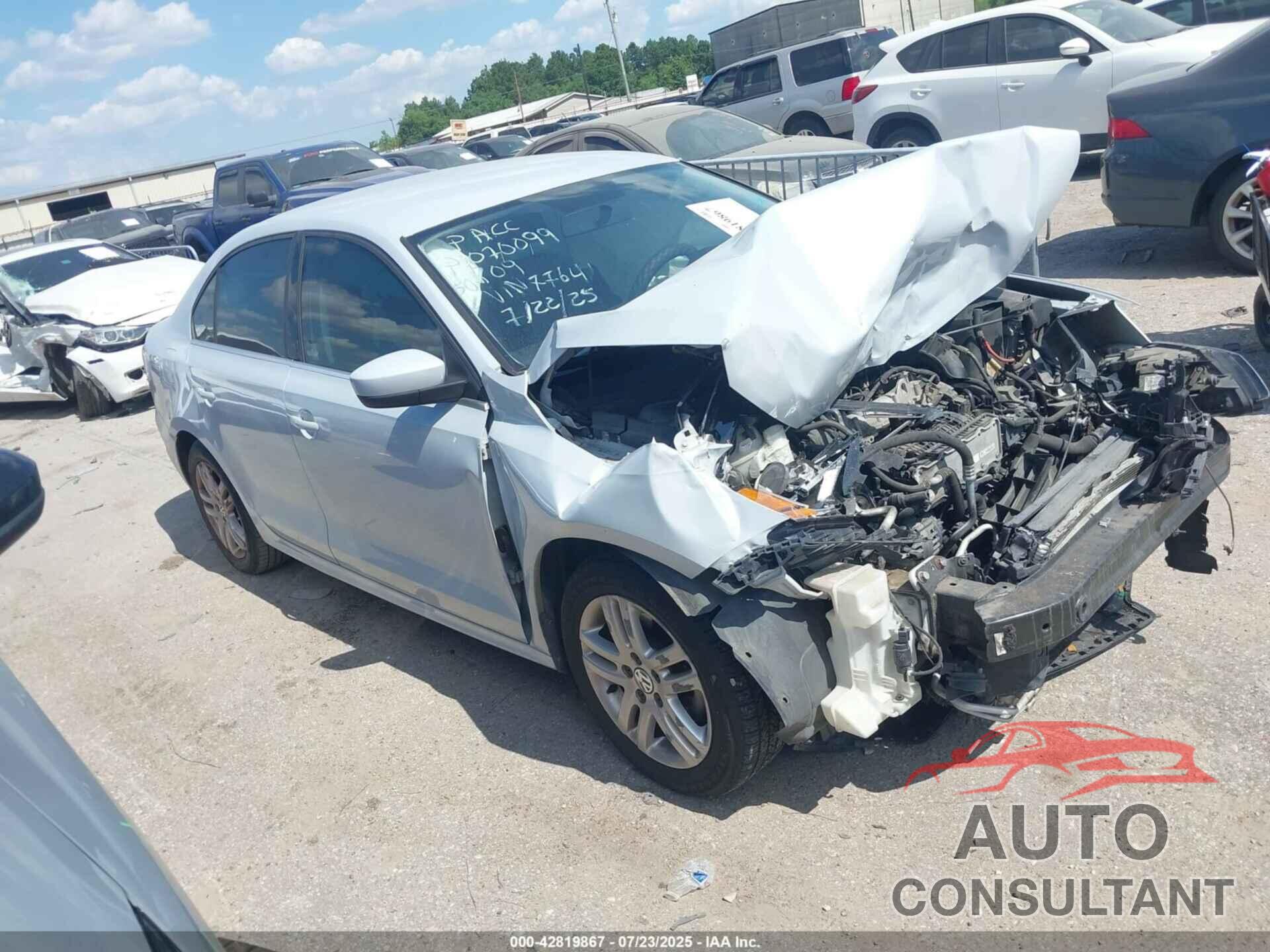 VOLKSWAGEN JETTA 2017 - 3VW2B7AJ9HM327764