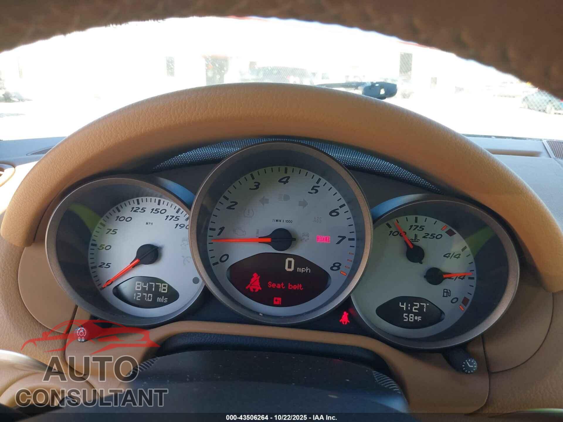 PORSCHE BOXSTER 2011 - WP0CB2A80BS730067