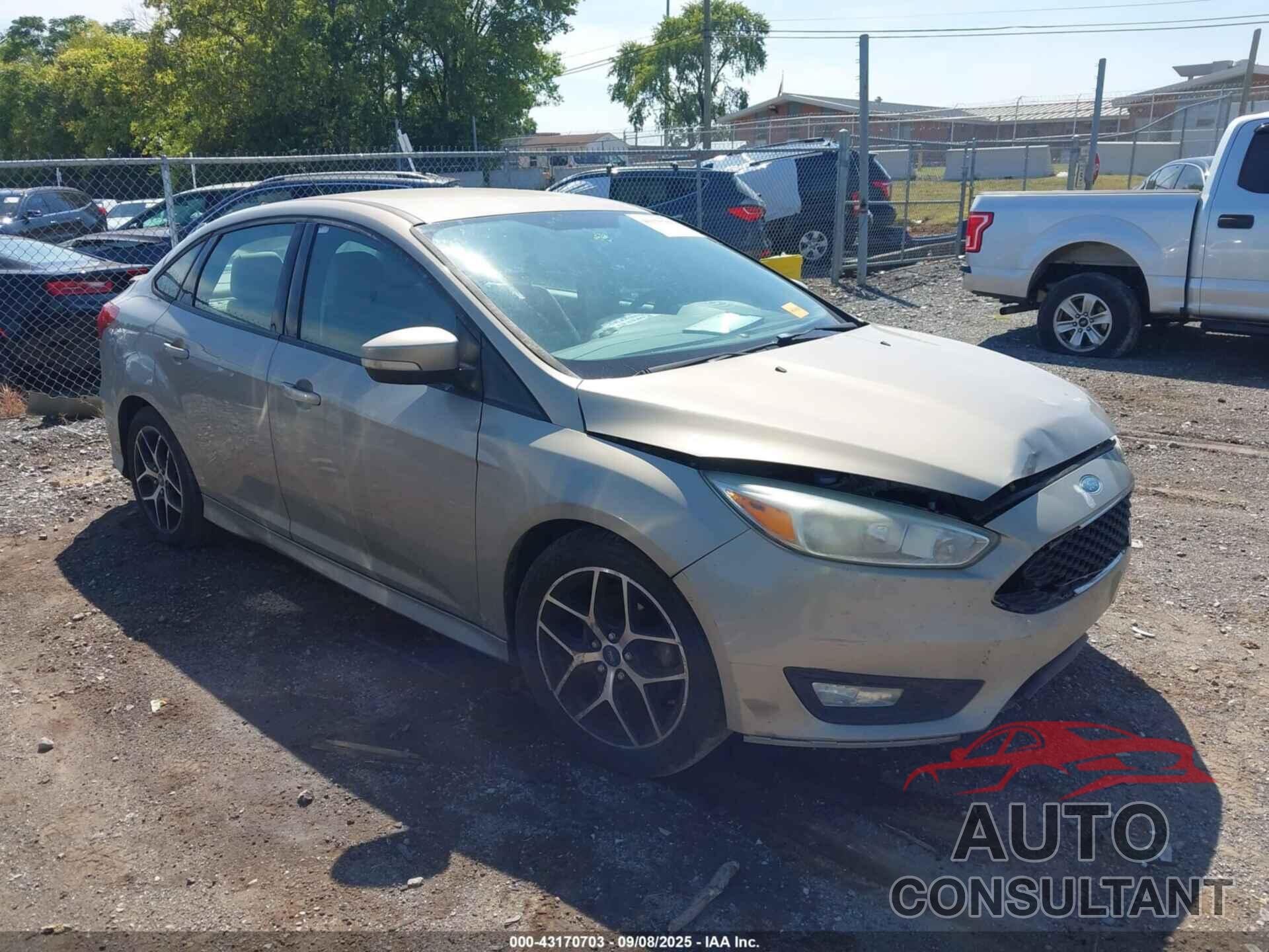 FORD FOCUS 2015 - 1FADP3F29FL285866