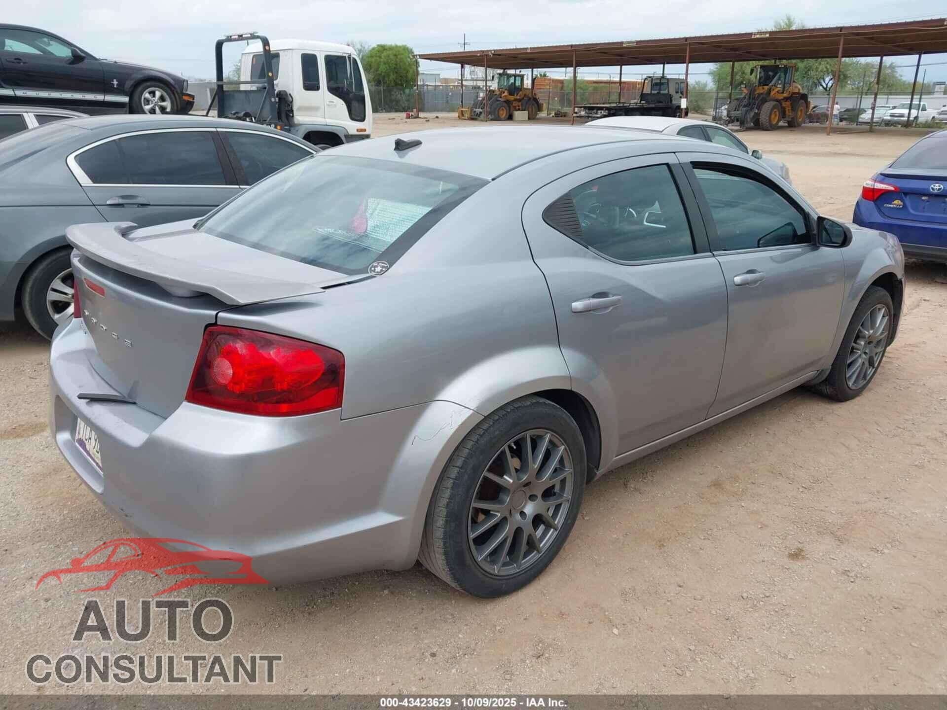 DODGE AVENGER 2013 - 1C3CDZAB1DN537706