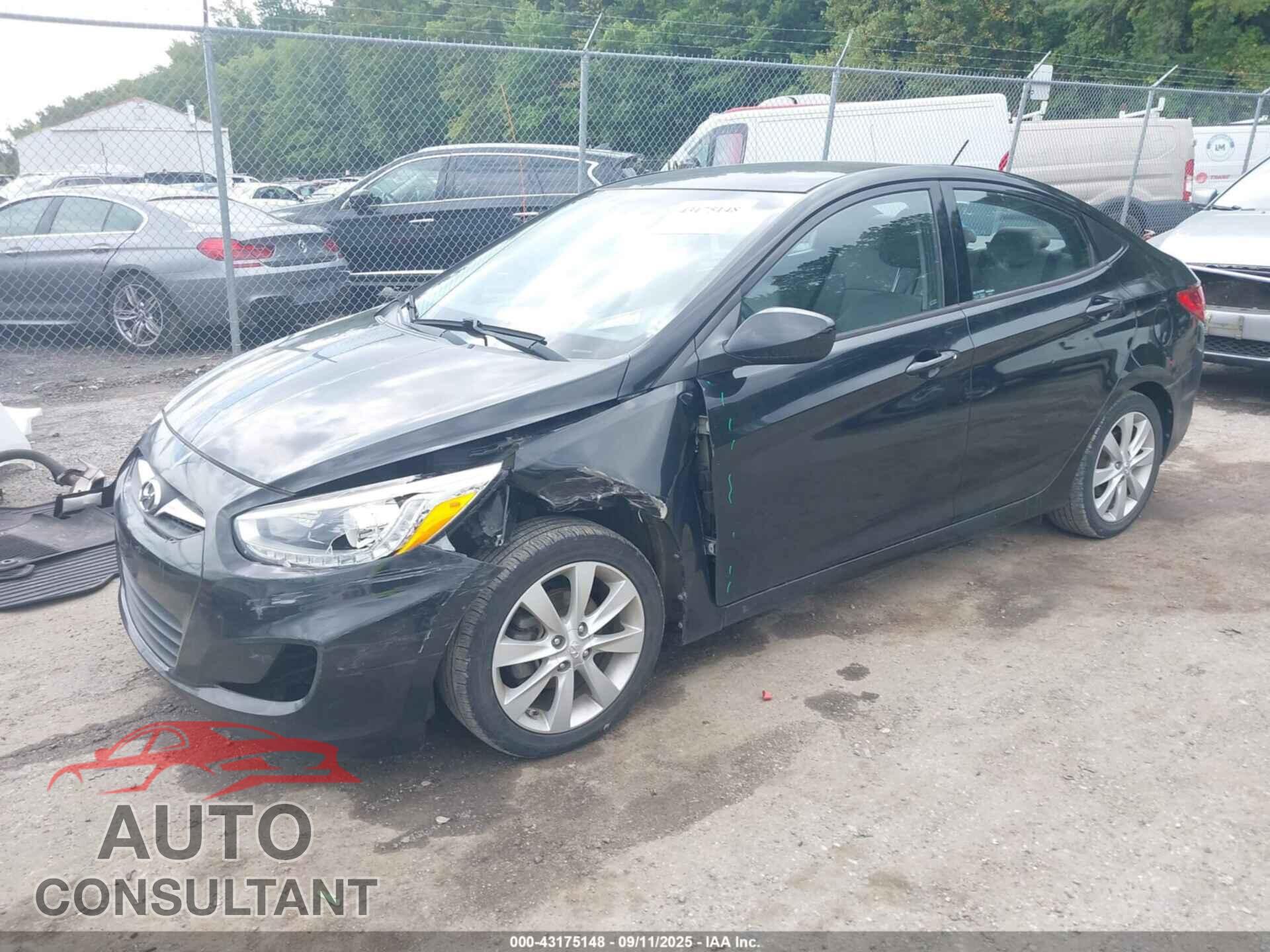 HYUNDAI ACCENT 2014 - KMHCU4AE2EU767637