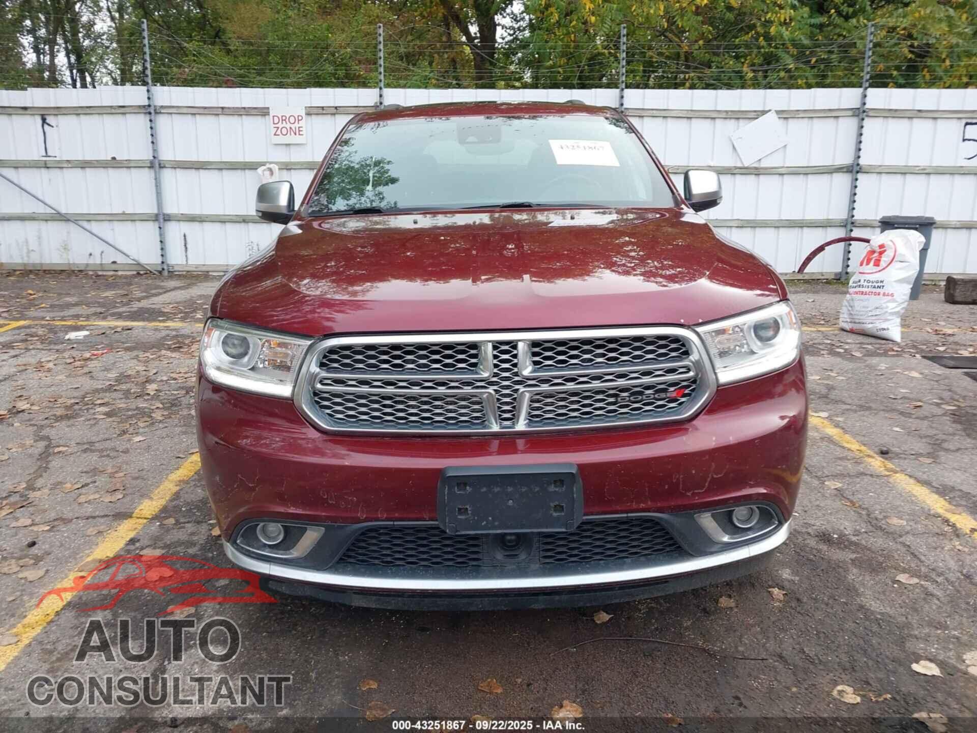 DODGE DURANGO 2017 - 1C4RDJEG4HC931151