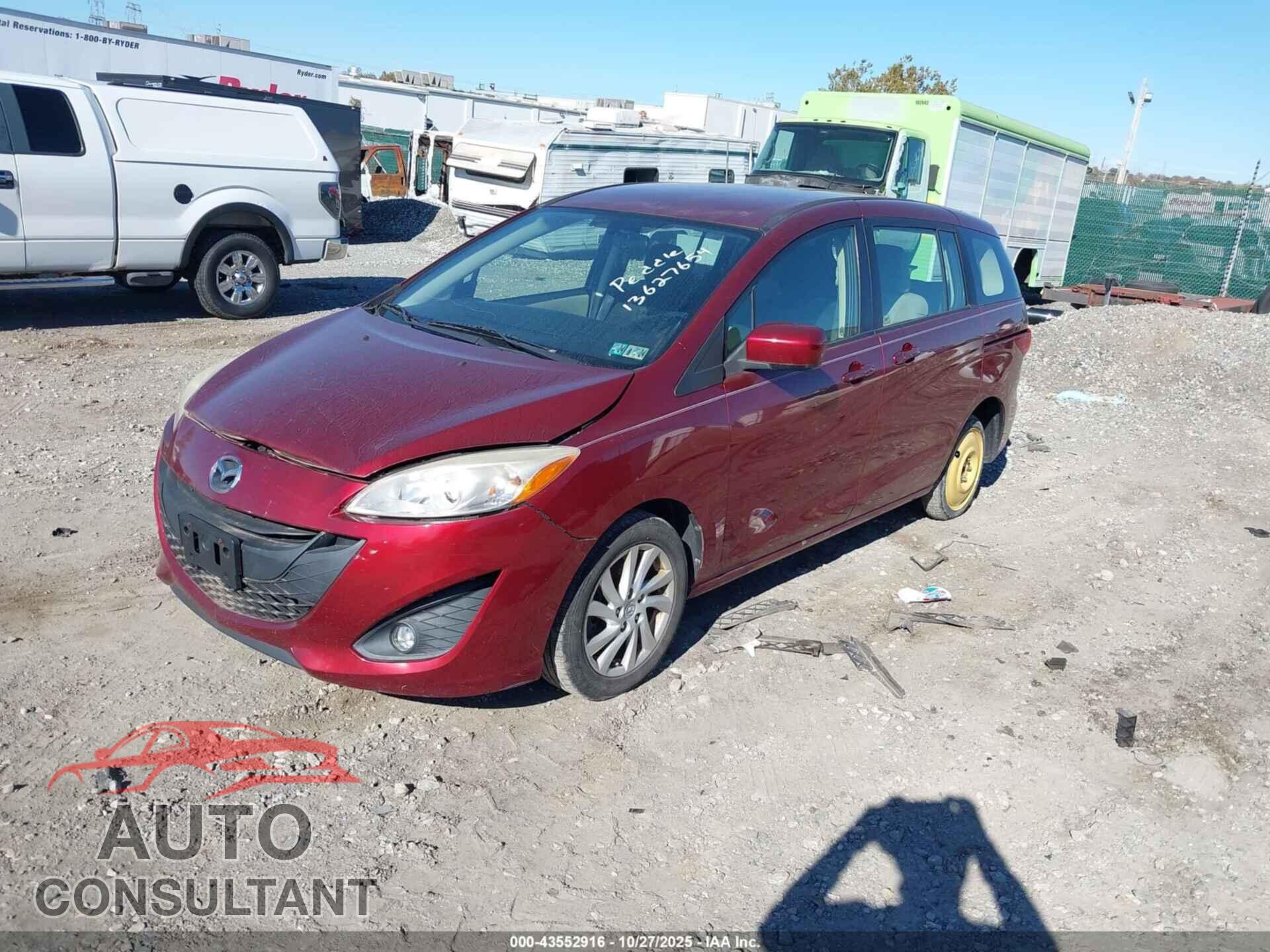 MAZDA MAZDA5 2012 - JM1CW2BL9C0132242