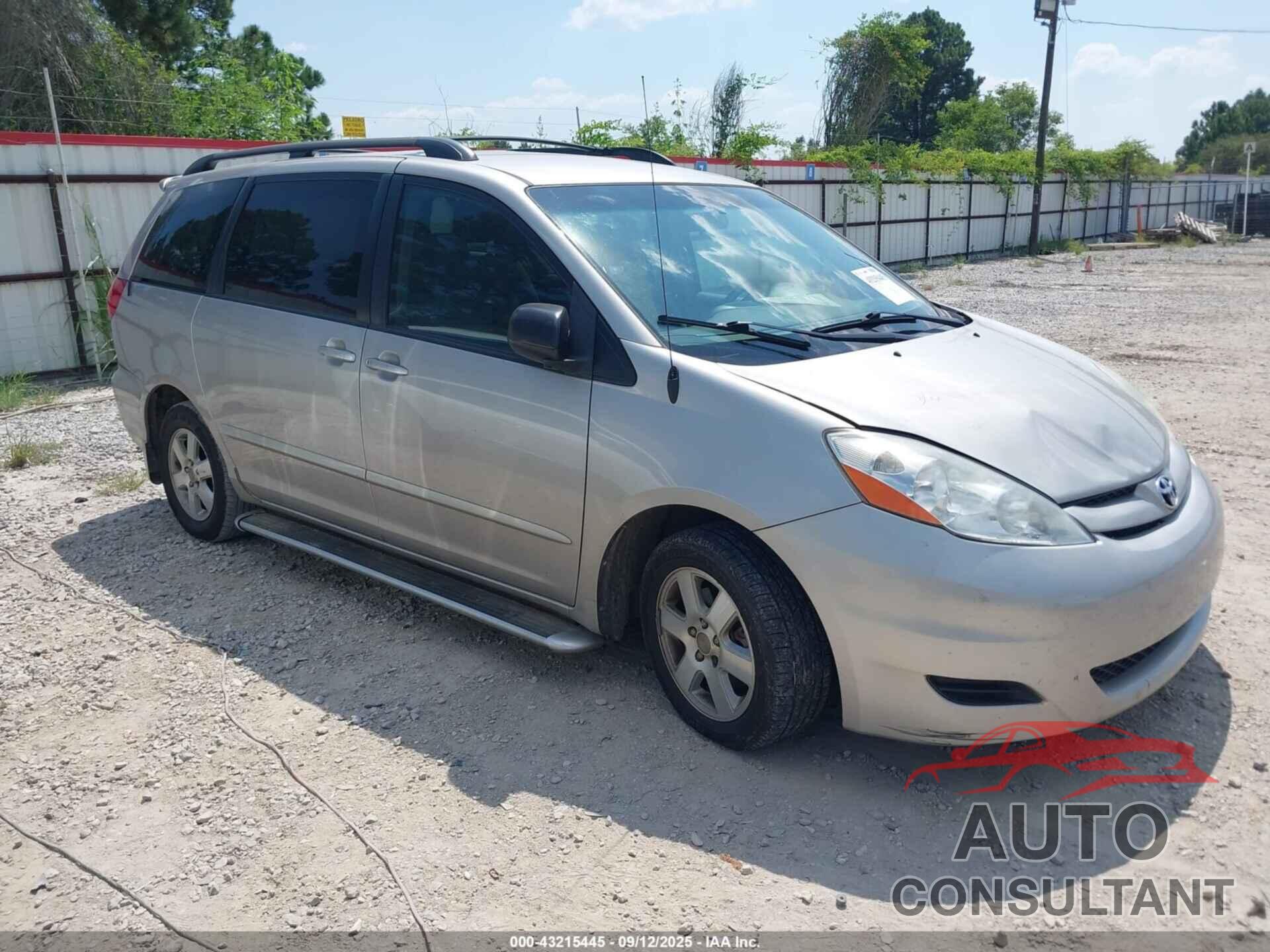 TOYOTA SIENNA 2009 - 5TDZK23CX9S268454