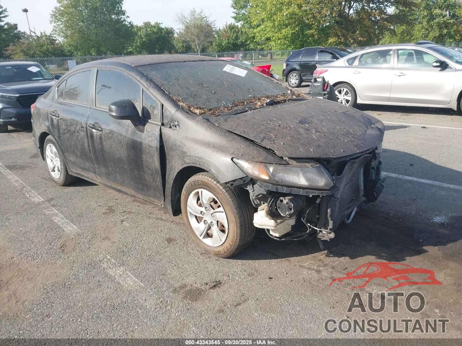 HONDA CIVIC 2013 - 19XFB2F56DE265019