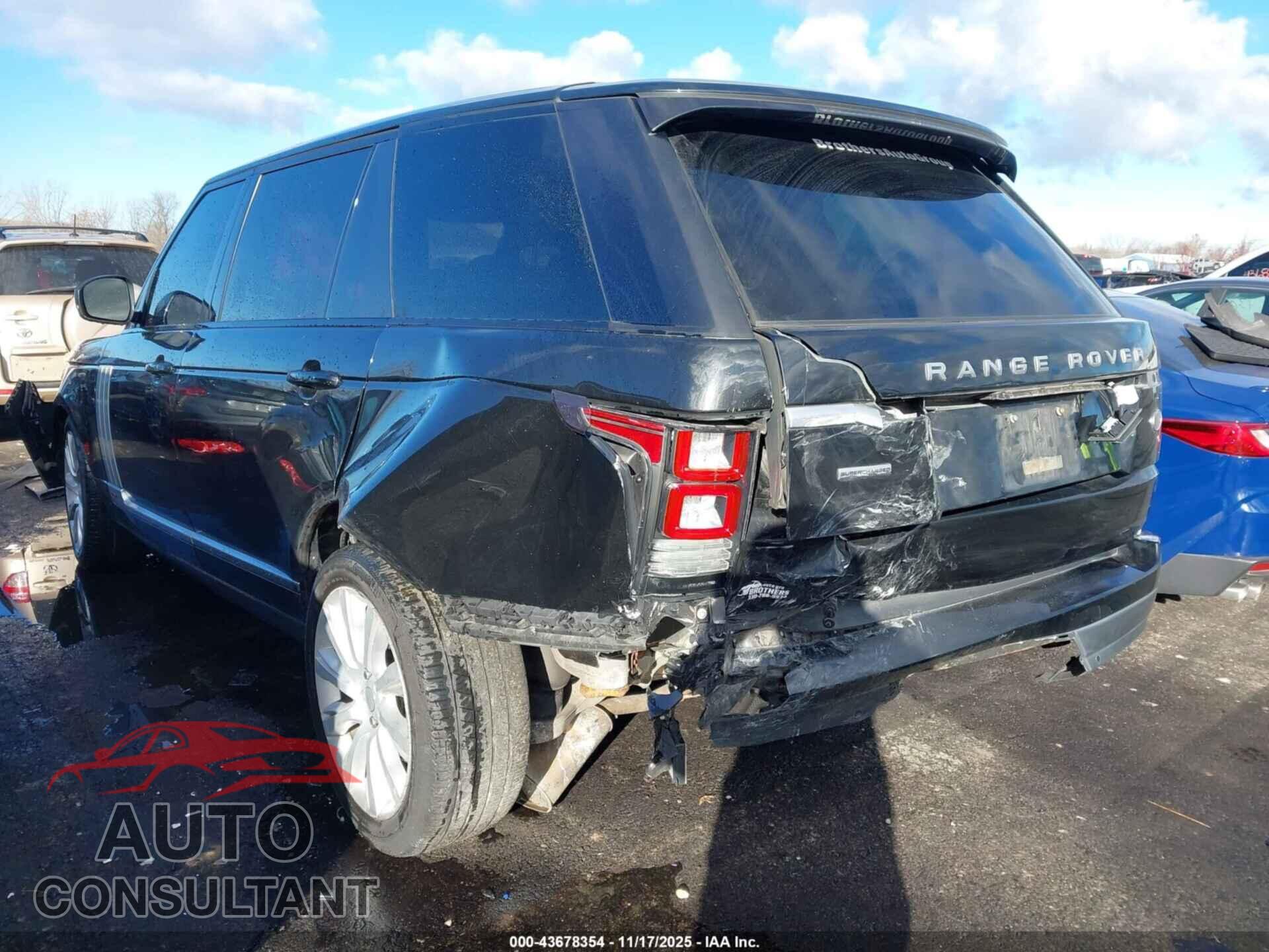 LAND ROVER RANGE ROVER 2017 - SALGS5FE1HA351703
