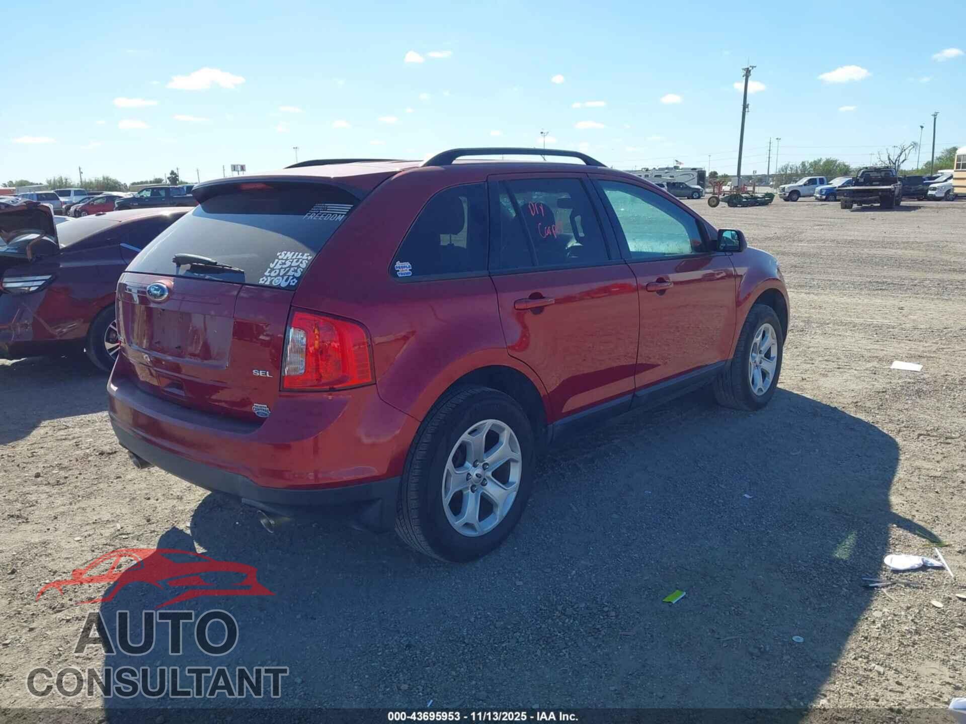 FORD EDGE 2013 - 2FMDK3JCXDBC45409