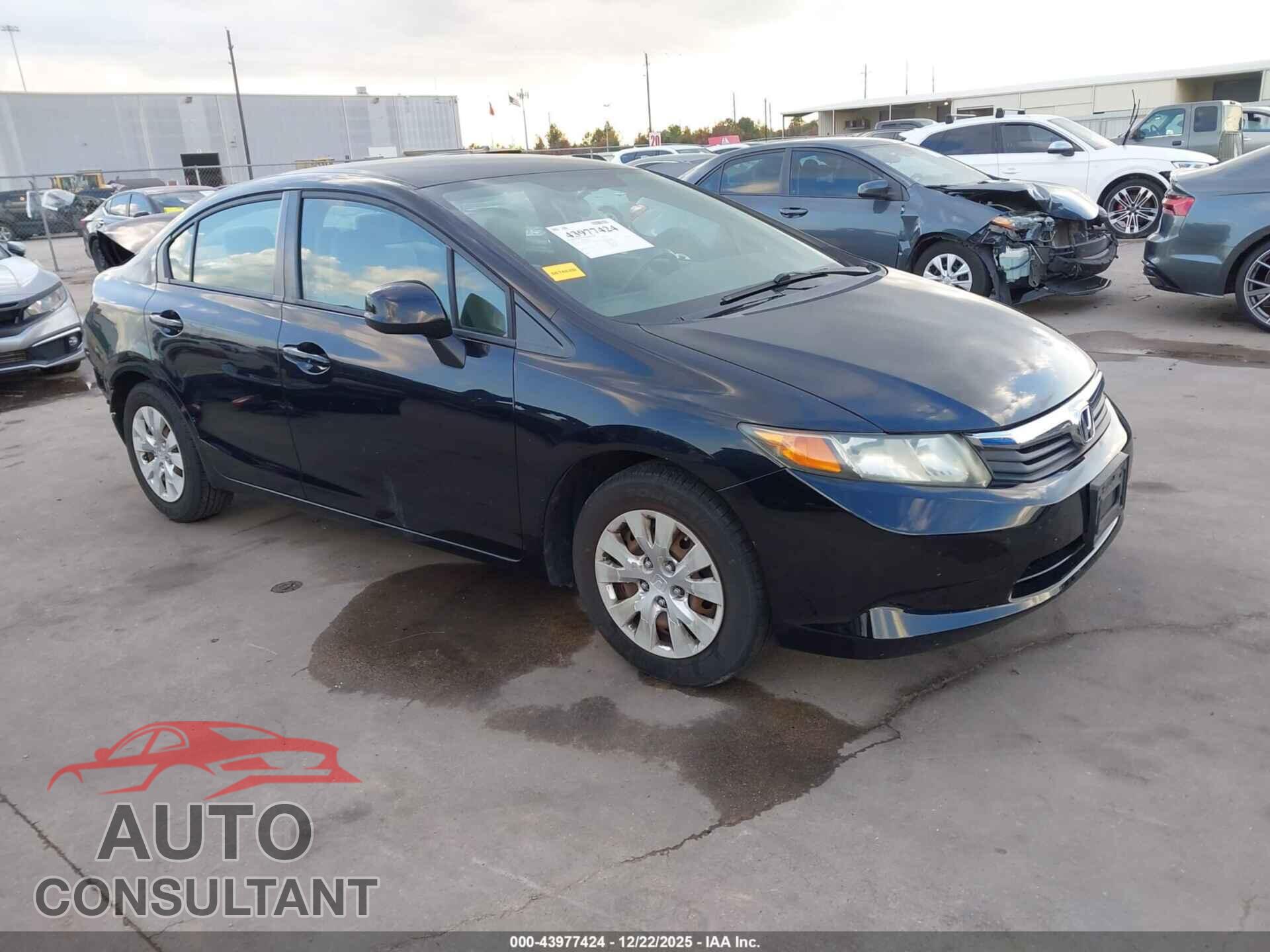 HONDA CIVIC 2012 - 19XFB2F52CE038019