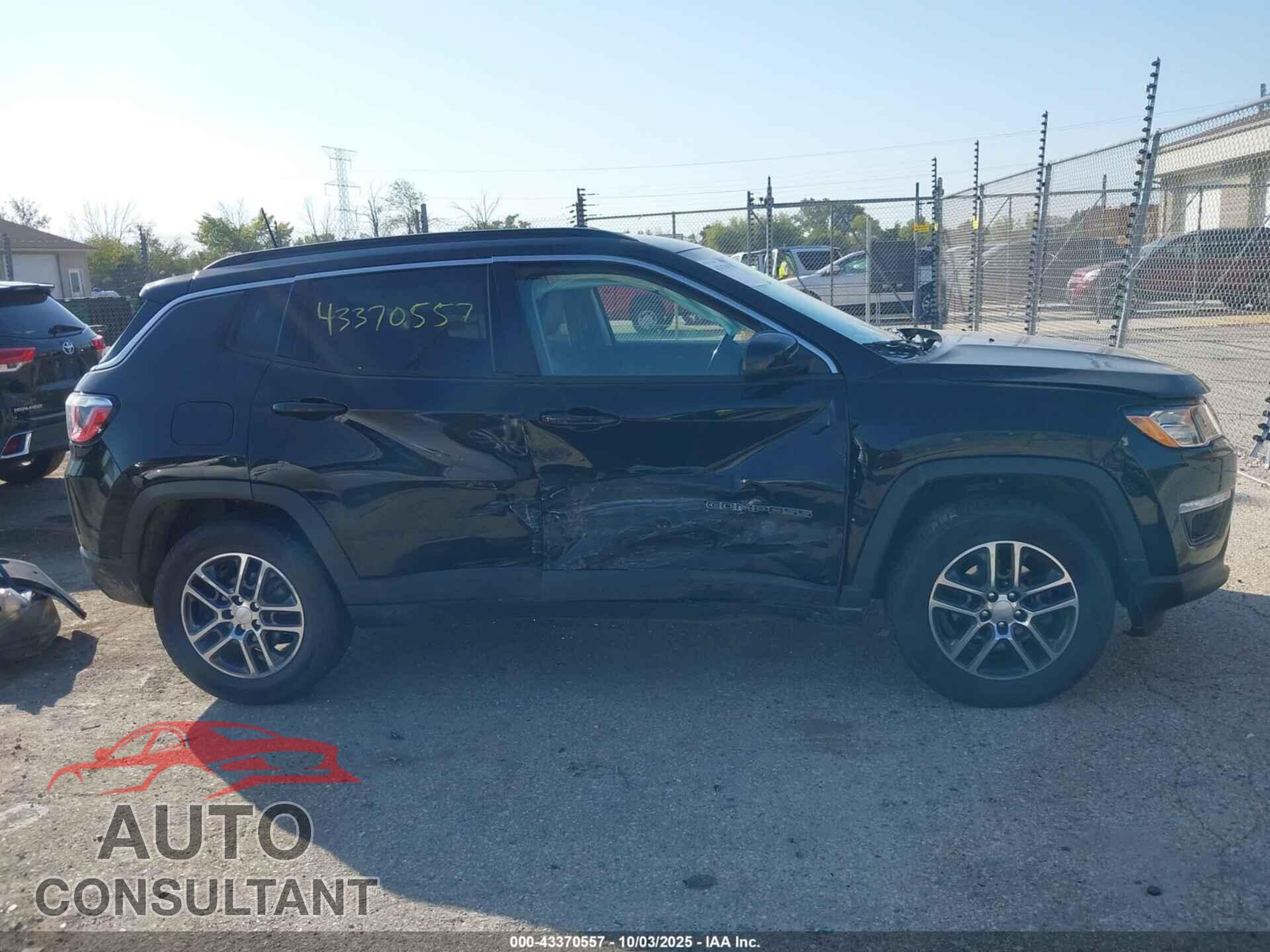 JEEP NEW COMPASS 2017 - 3C4NJDBB6HT660714