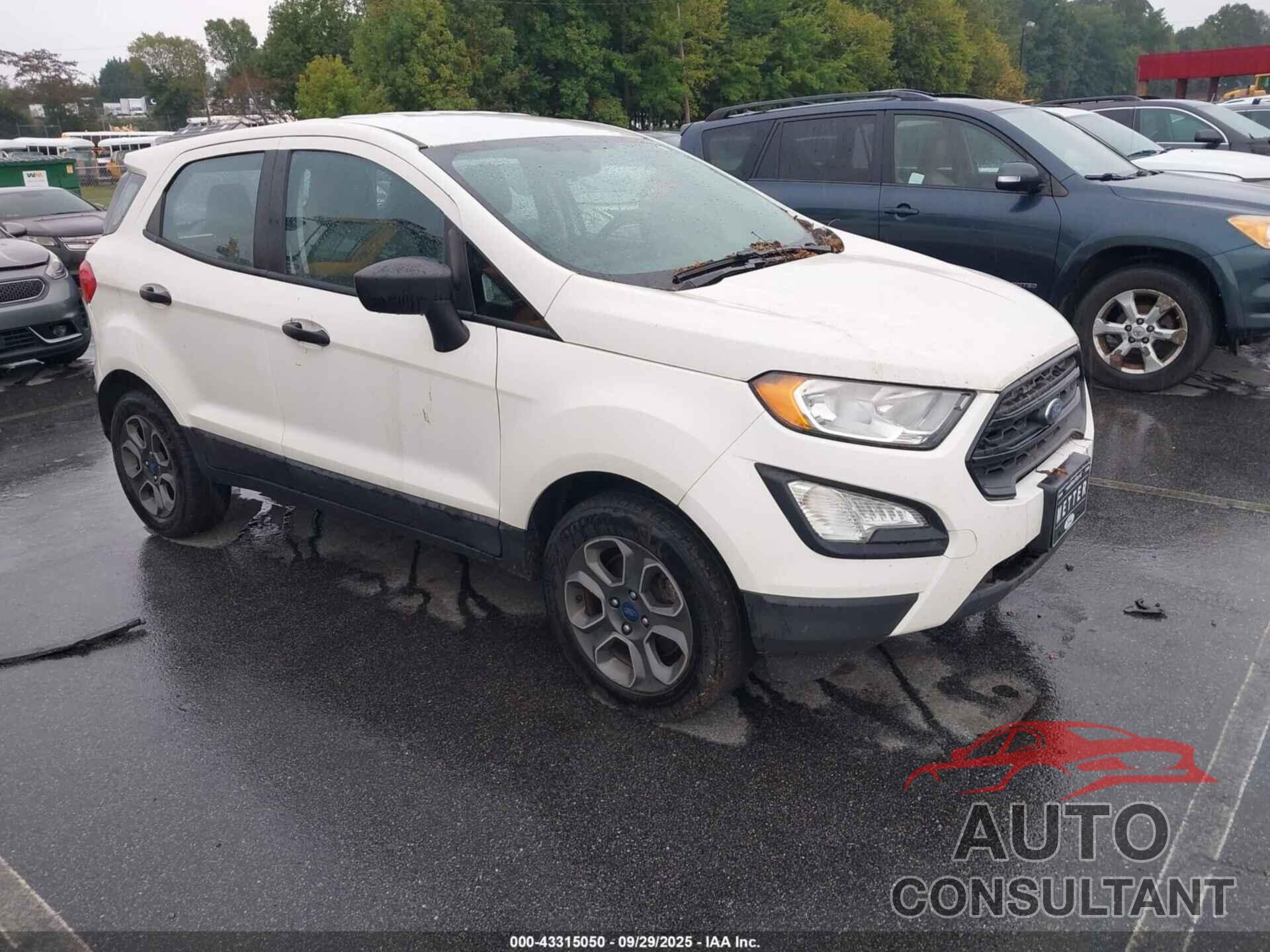 FORD ECOSPORT 2018 - MAJ3P1RE4JC210443