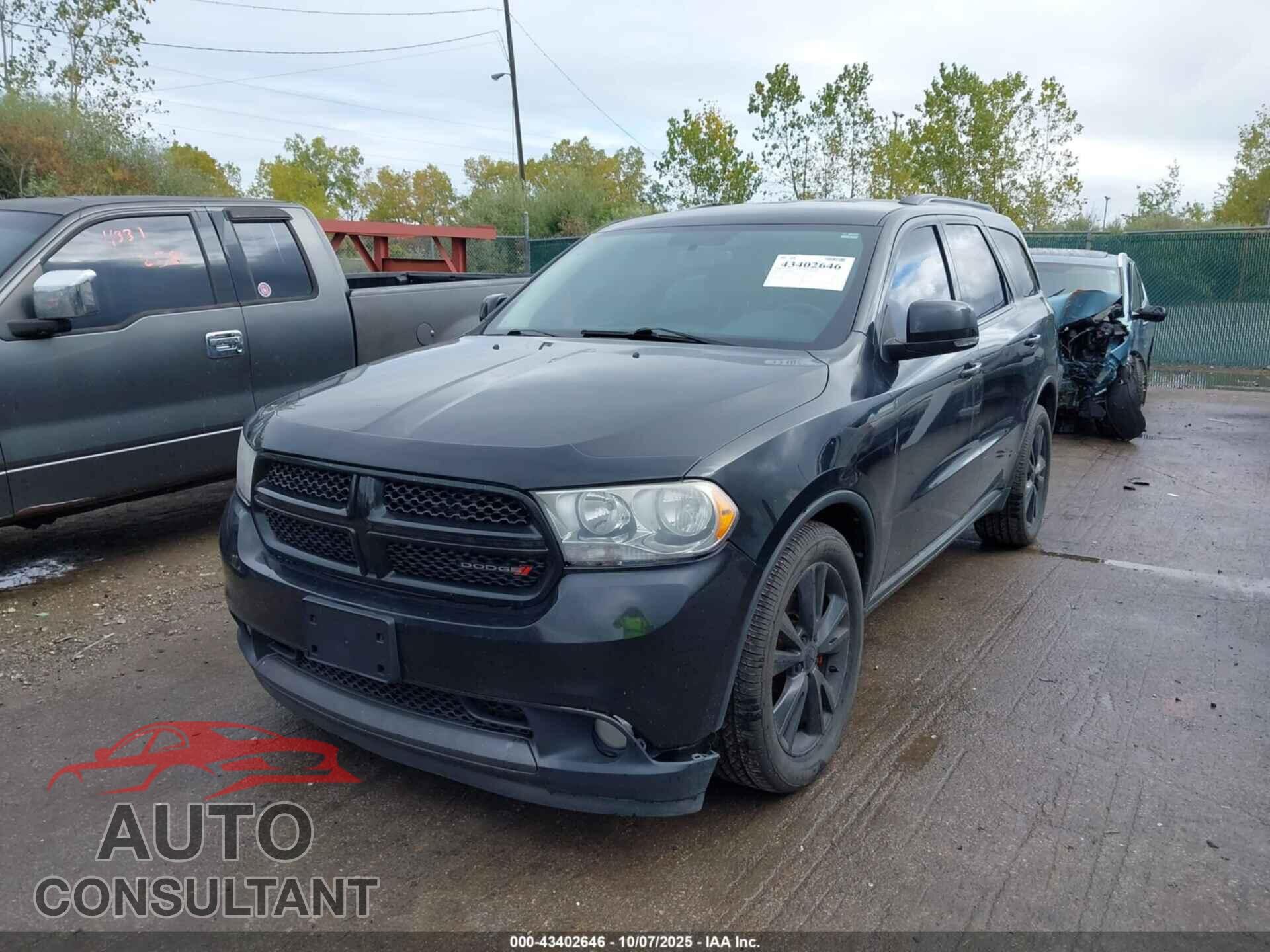 DODGE DURANGO 2013 - 1C4SDJDT7DC529702
