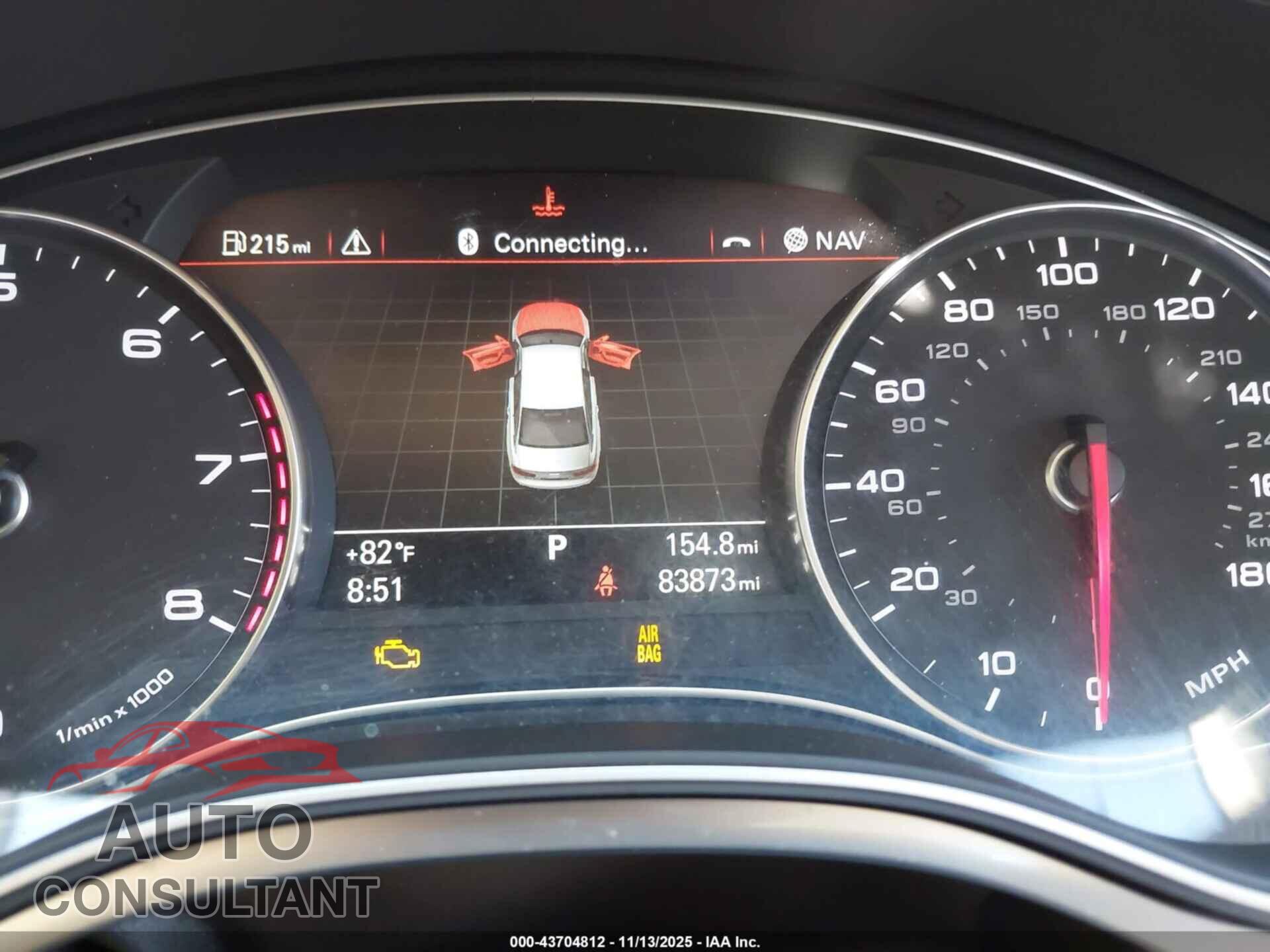 AUDI A6 2013 - WAUGFAFC2DN150248