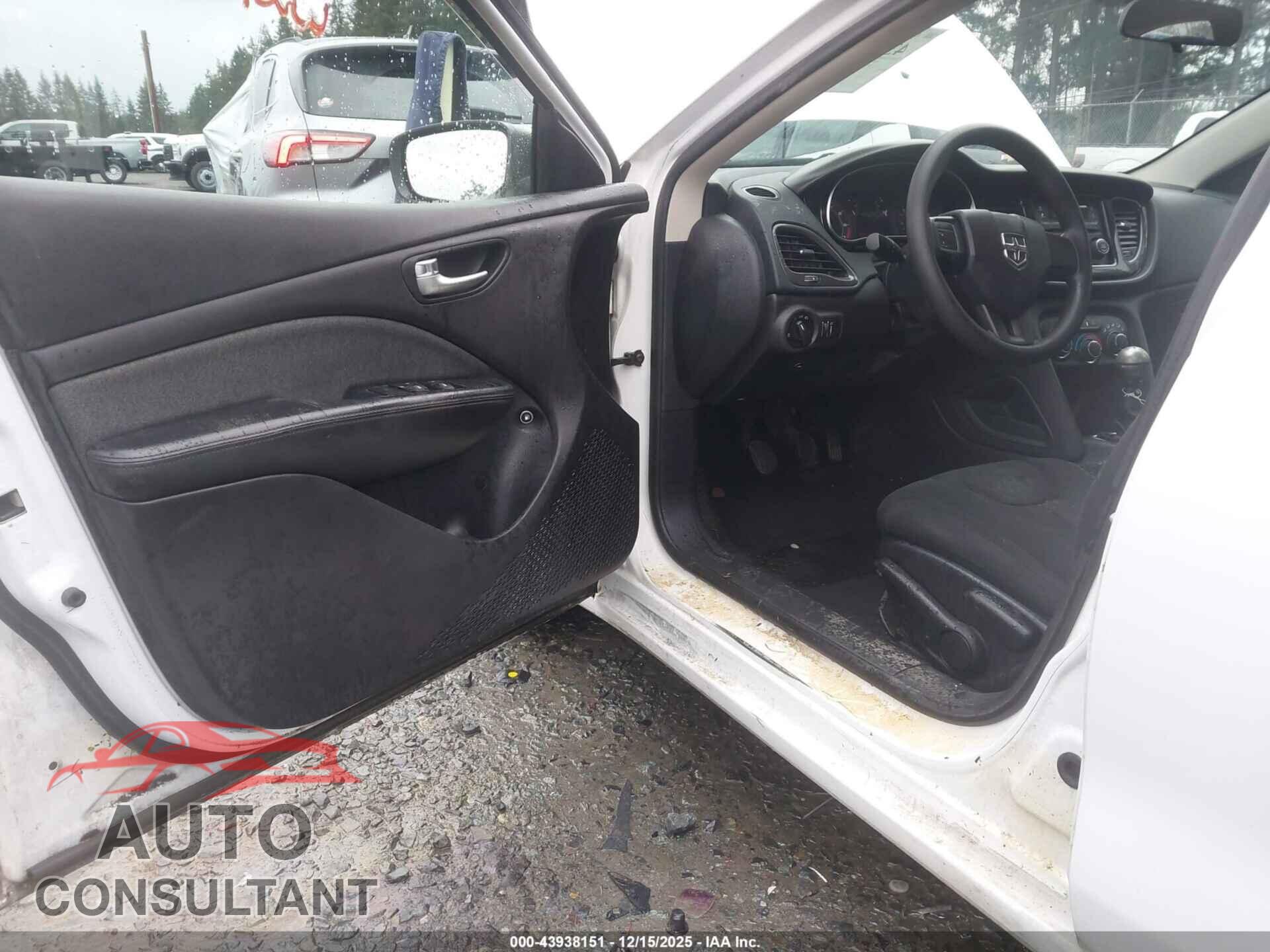 DODGE DART 2013 - 1C3CDFAA1DD320054