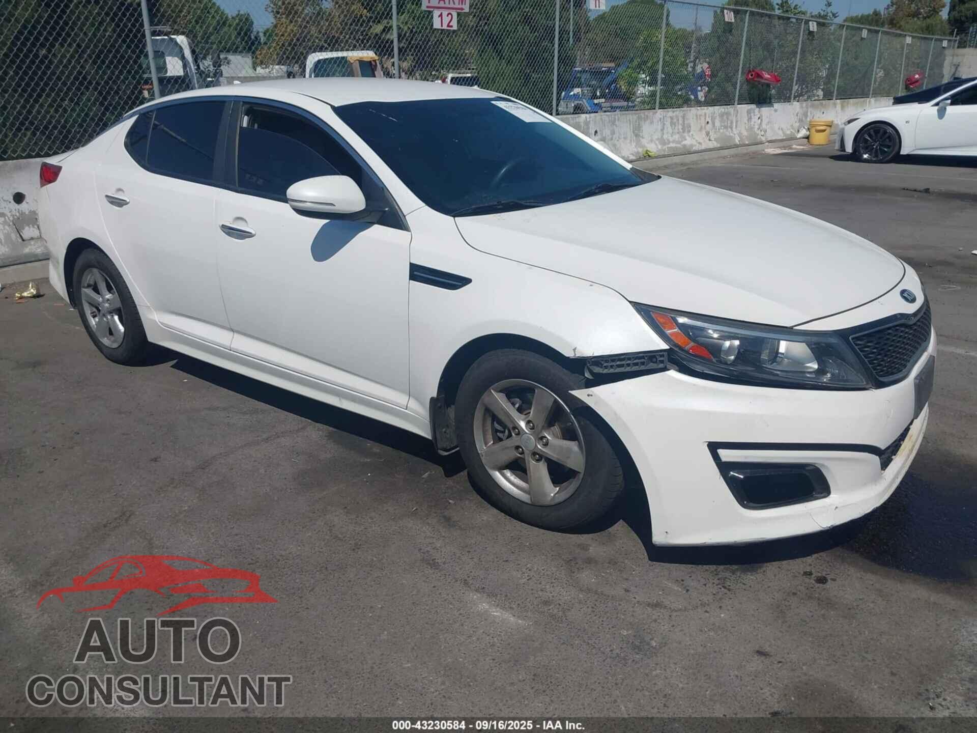 KIA OPTIMA 2015 - KNAGM4A75F5634175