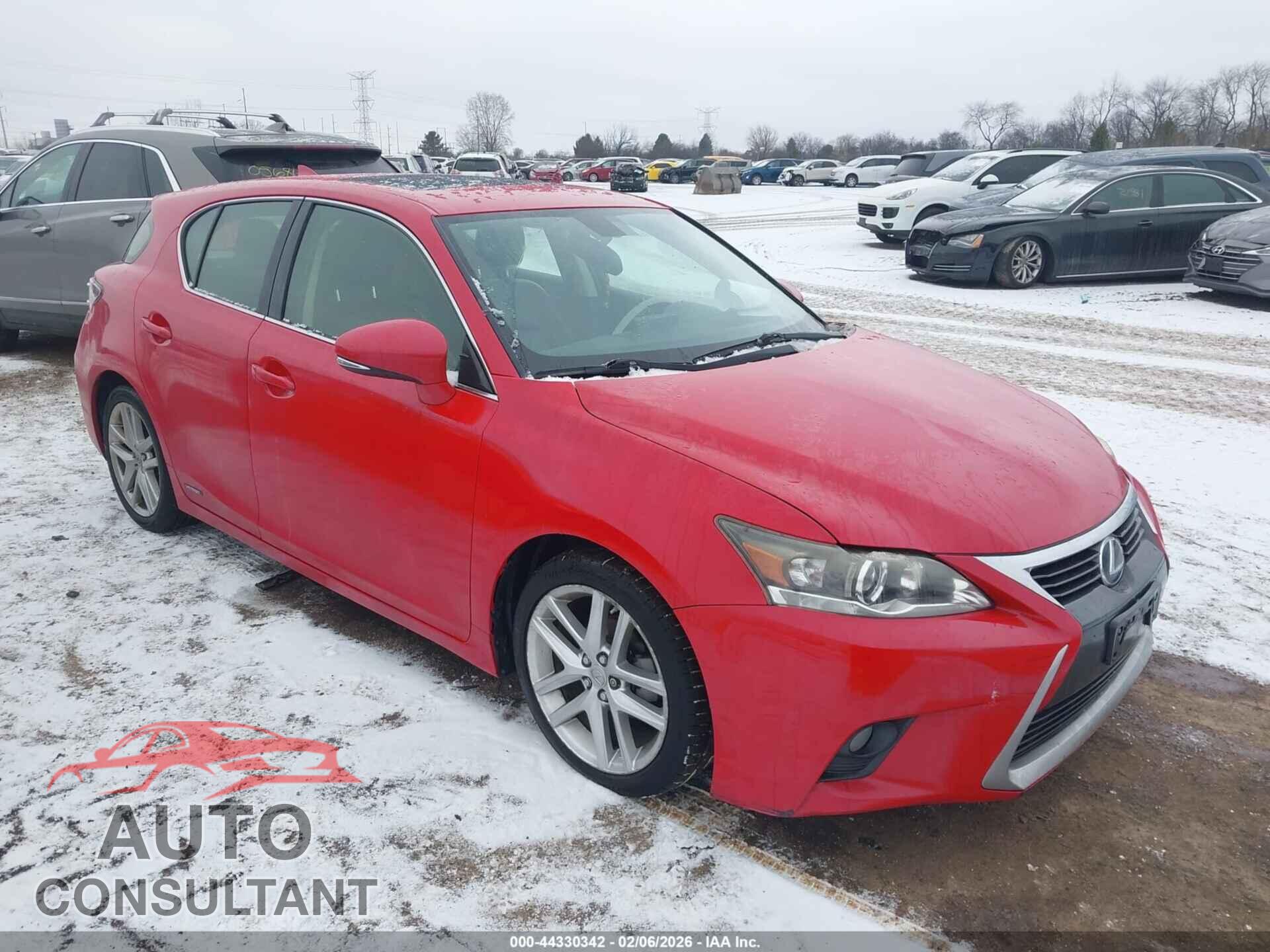 LEXUS CT 200H 2014 - JTHKD5BH2E2192965