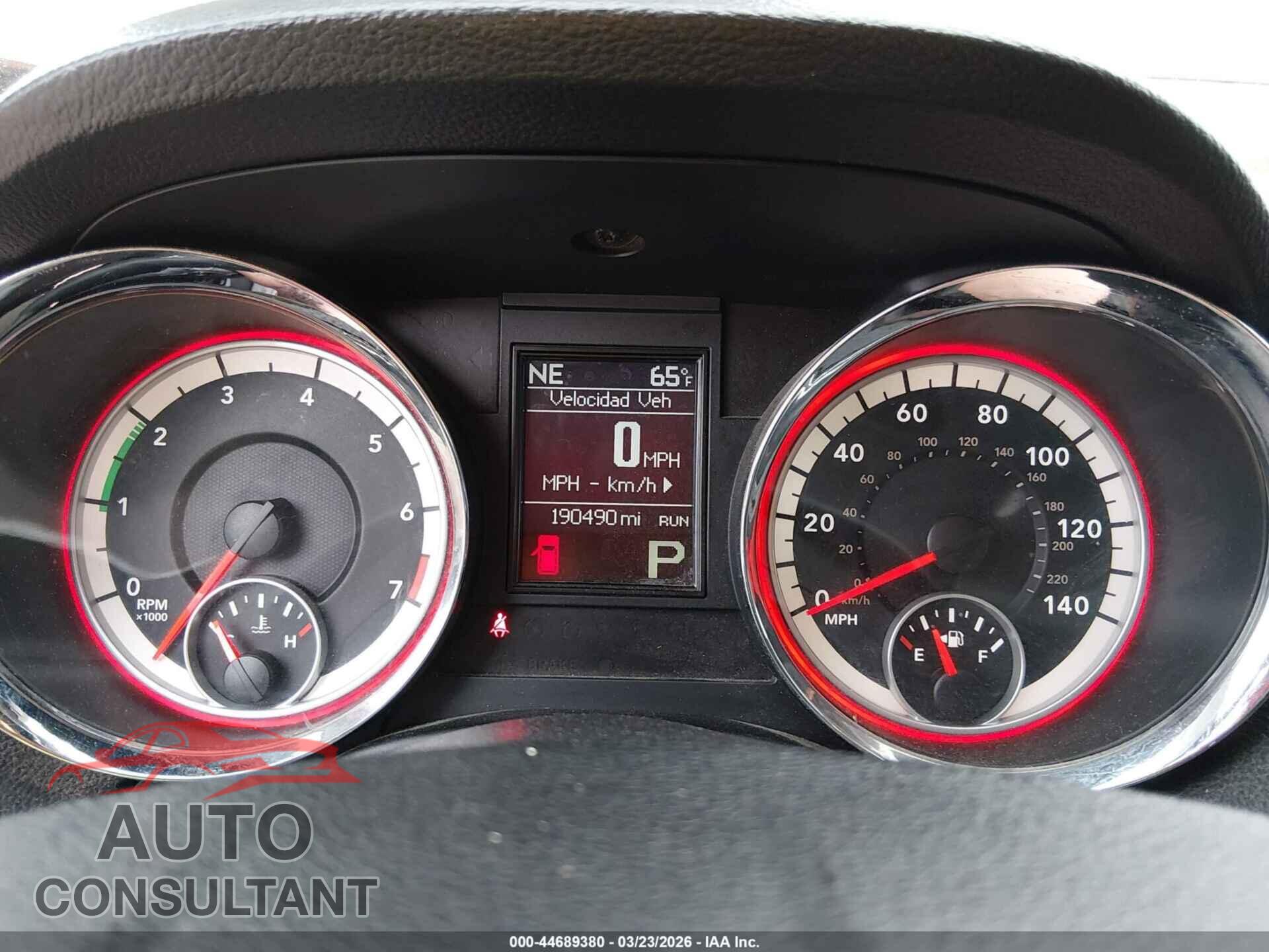 DODGE DURANGO 2013 - 1C4RDHAG8DC683608