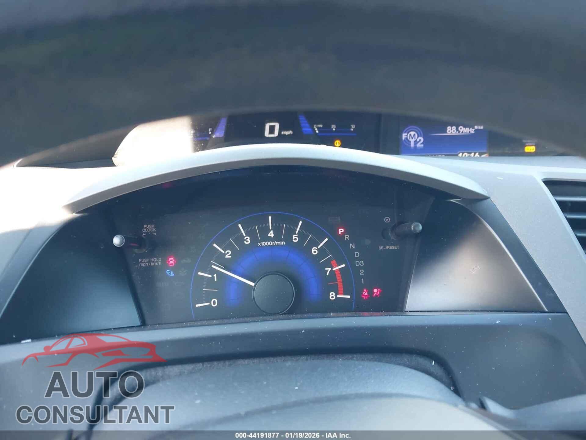 HONDA CIVIC 2012 - JHMFB2F56CS002104