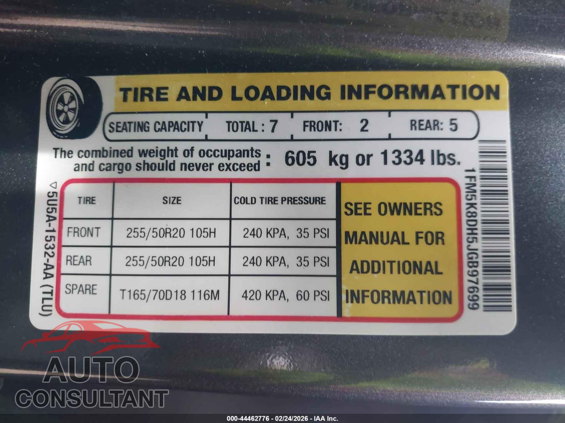 FORD EXPLORER 2018 - 1FM5K8DH5JGB97699
