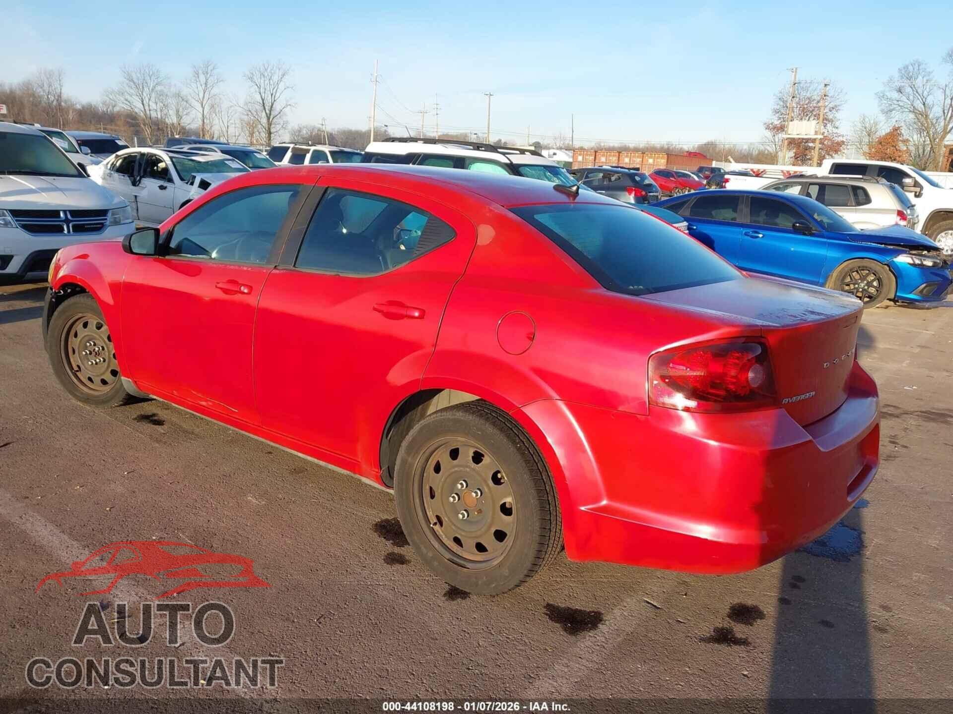 DODGE AVENGER 2013 - 1C3CDZAG2DN749381